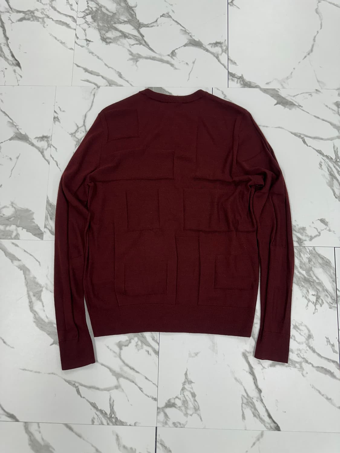 아르마니진 패턴 니트 상품이미지2