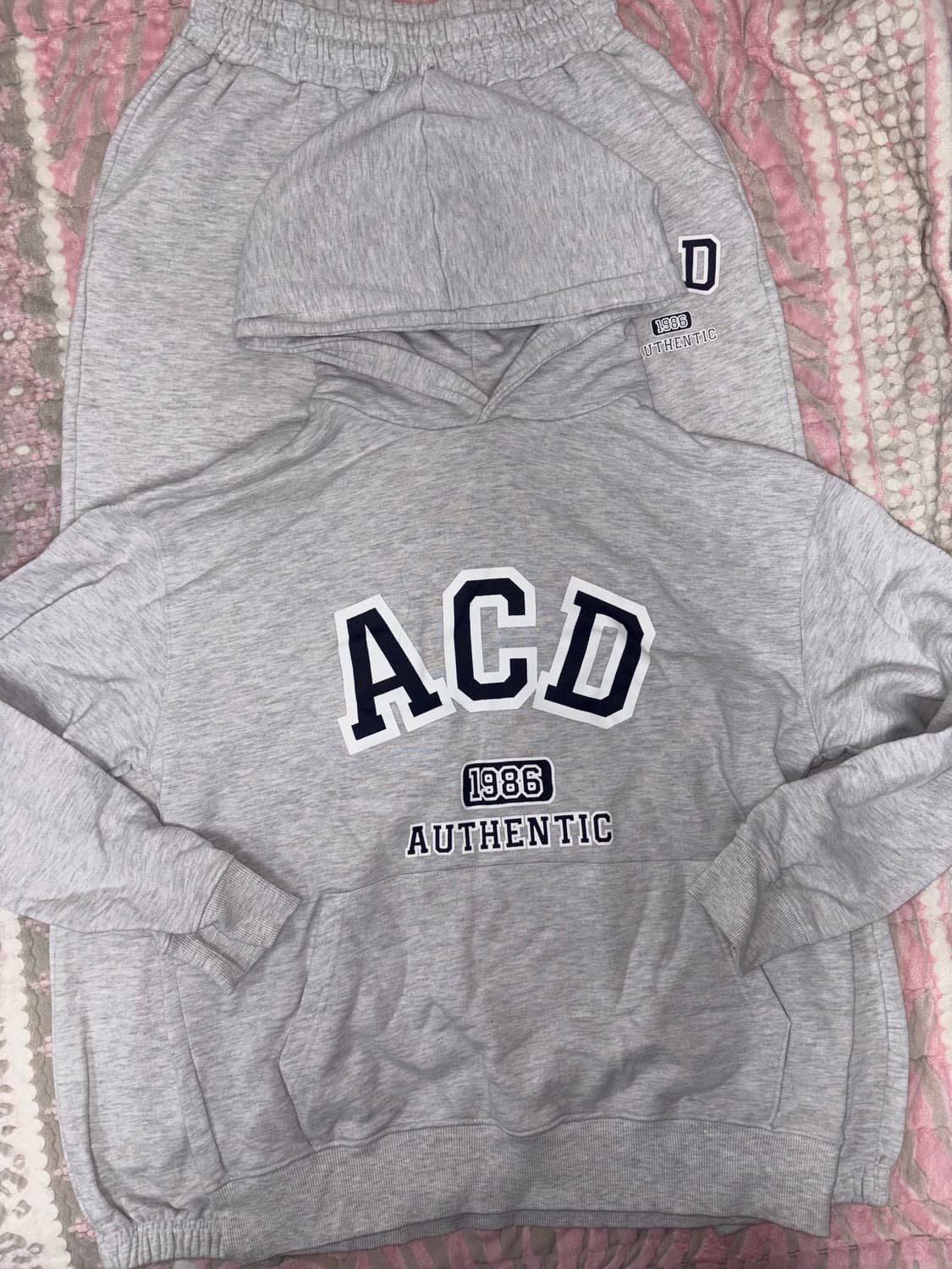 Acd 무신사 후드티 조거팬츠 세트 백메란지  상품이미지1