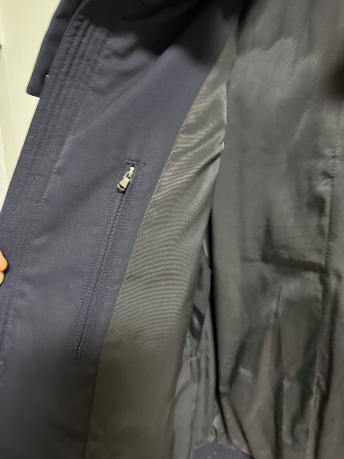 솔리드옴므 네이비 후드 패딩 48 상품이미지4