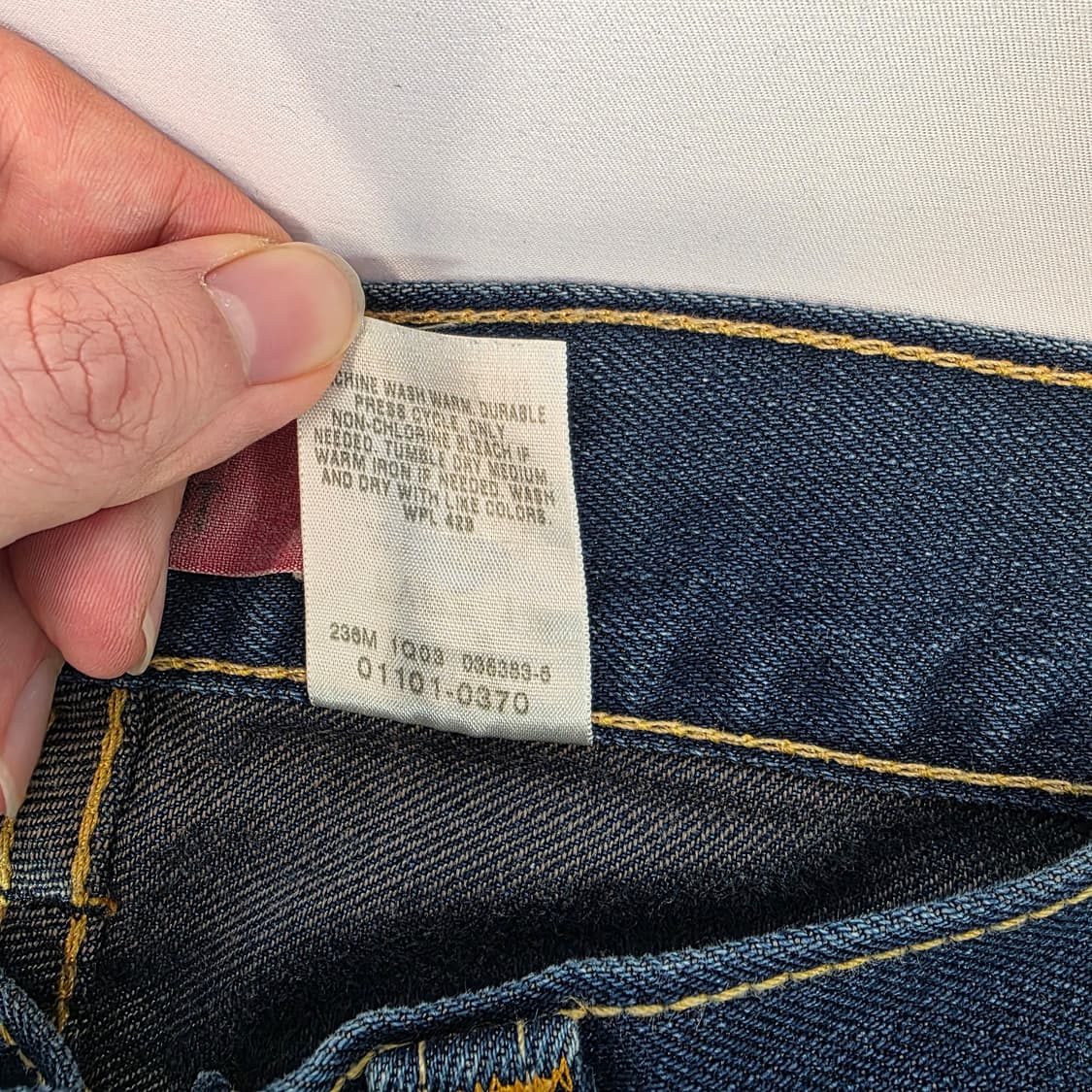 [W34L30]00s 리바이스 아이코닉 스트레이트핏 타입원 데님 팬츠 상품이미지5