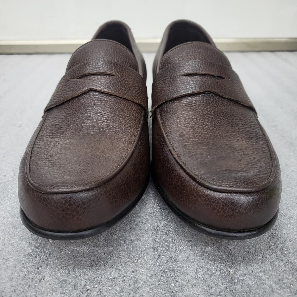 미착용 미소페 PRIPE  남성 로퍼 255mm 브라운 상품이미지2