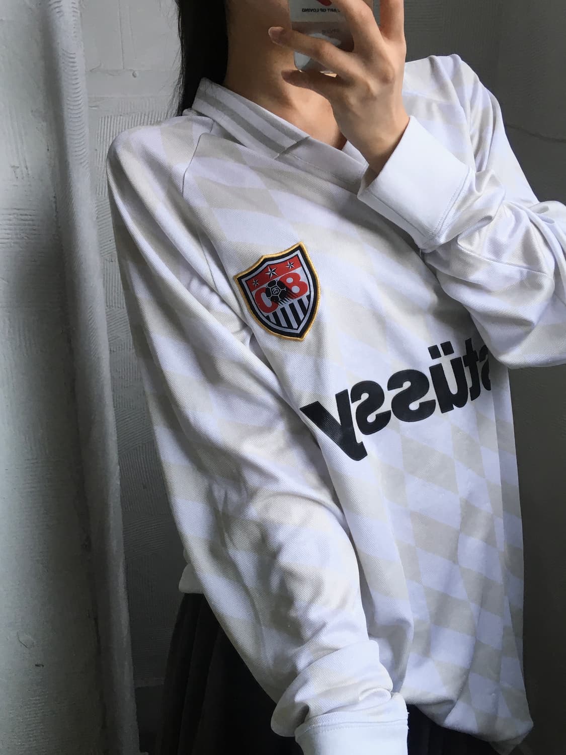 Stussy 스투시 화이트 풋볼 져지 상품이미지2