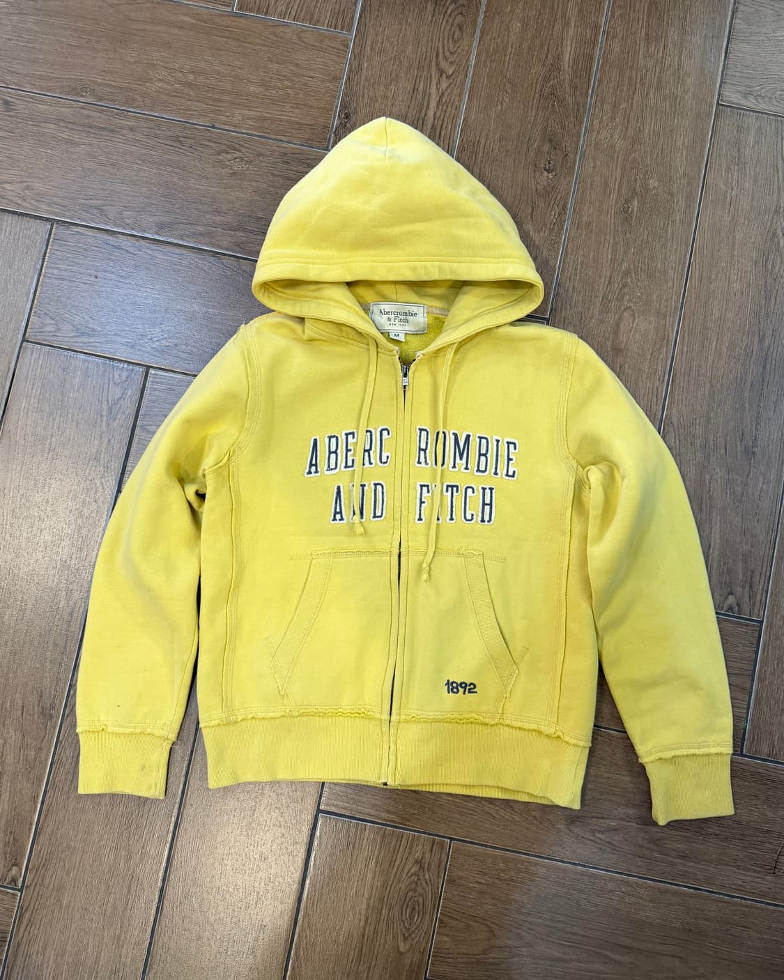 🐣아베크롬비 옐로우 후드 집업 코디 🐣 상품이미지4