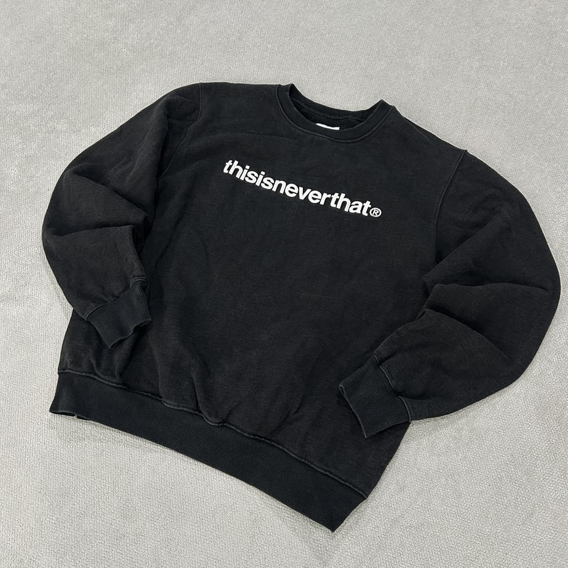 디스이즈네버댓 블랙 맨투맨 티셔츠 m 상품이미지1