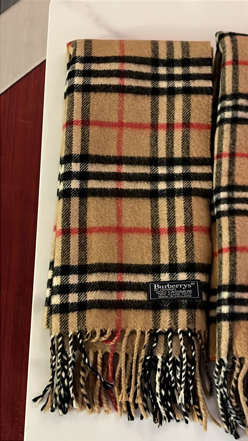 버버리 체크 머플러 오리지널 상품이미지1