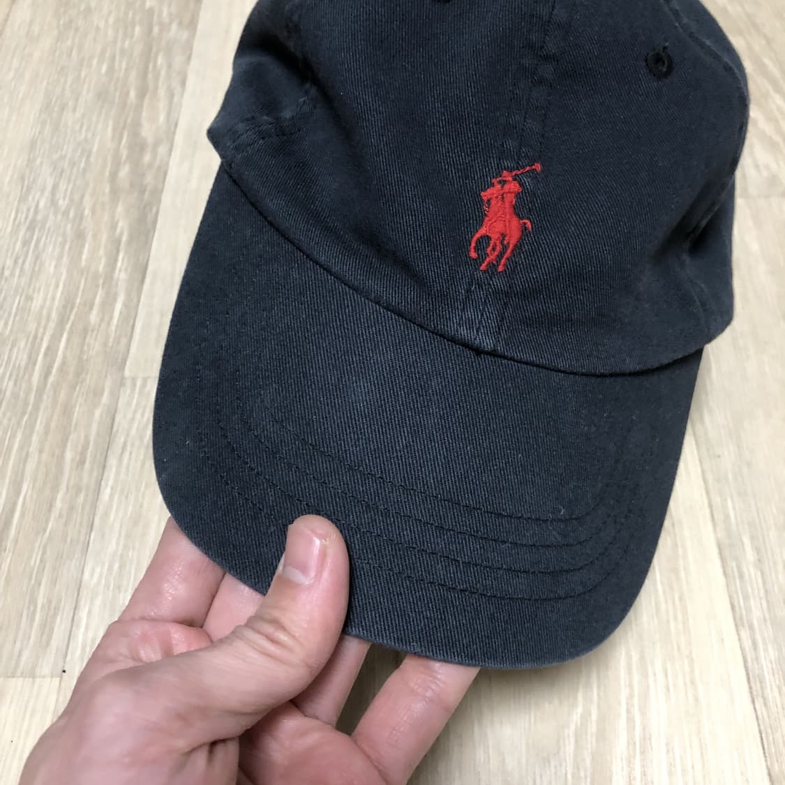 (ONE SIZE) 90's 폴로 랄프로렌 POLO 레더 스트랩 볼캡 상품이미지9