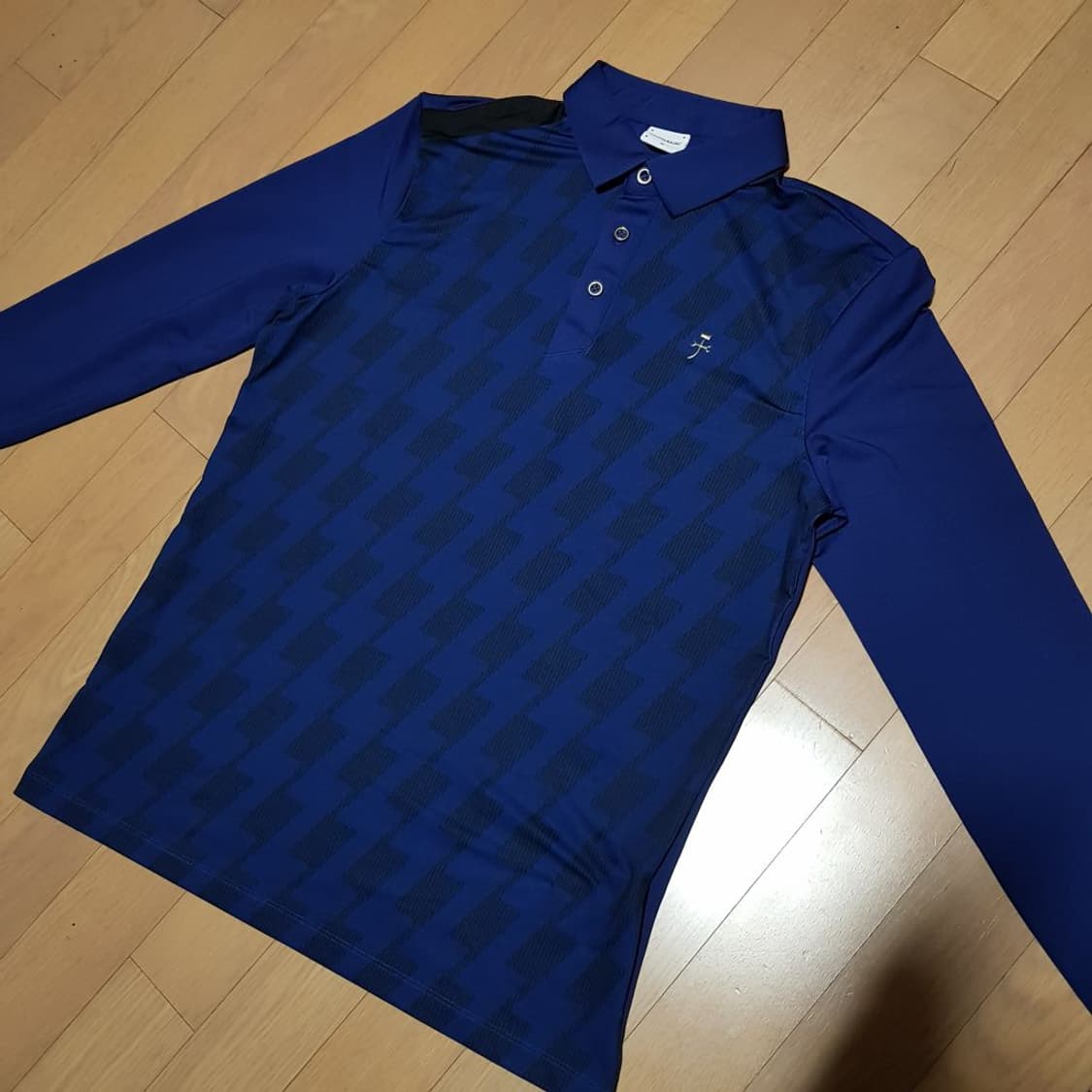 95 100 / 까스텔바작 /카라긴팔셔츠/블루/와초325/ 상품이미지1