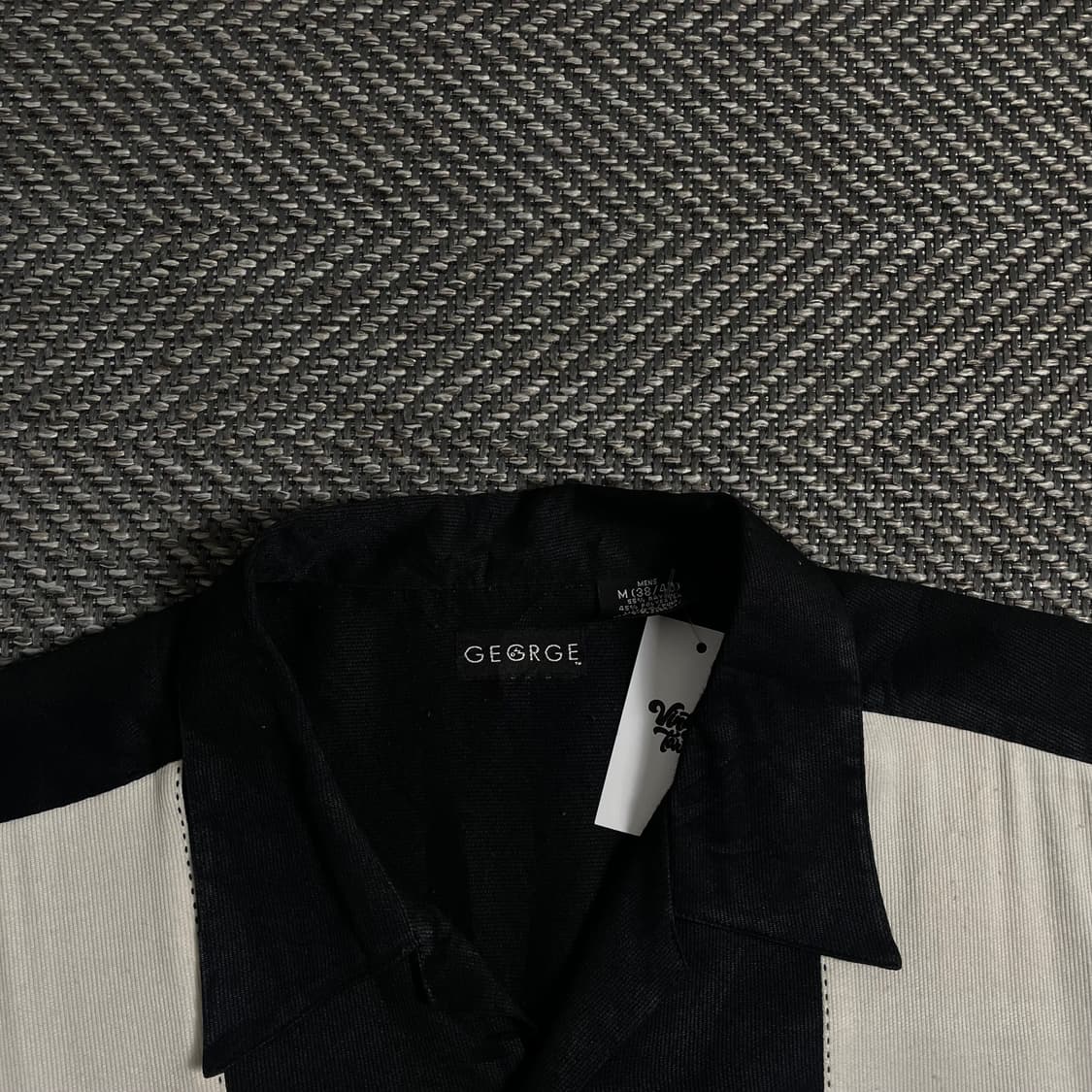 USA 오리지날 빈티지 패턴 쿠바 셔츠o 3972 상품이미지5