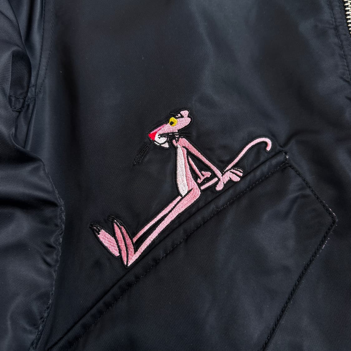 스테레오바이널즈 X 핑크팬더 ma-1 항공점퍼 자켓 상품이미지5