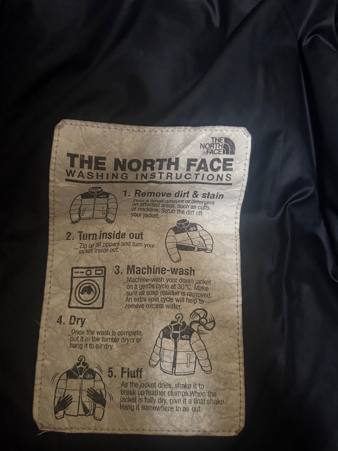 노스페이스 화이트 라벨 눕시 유광 xl 상품이미지3