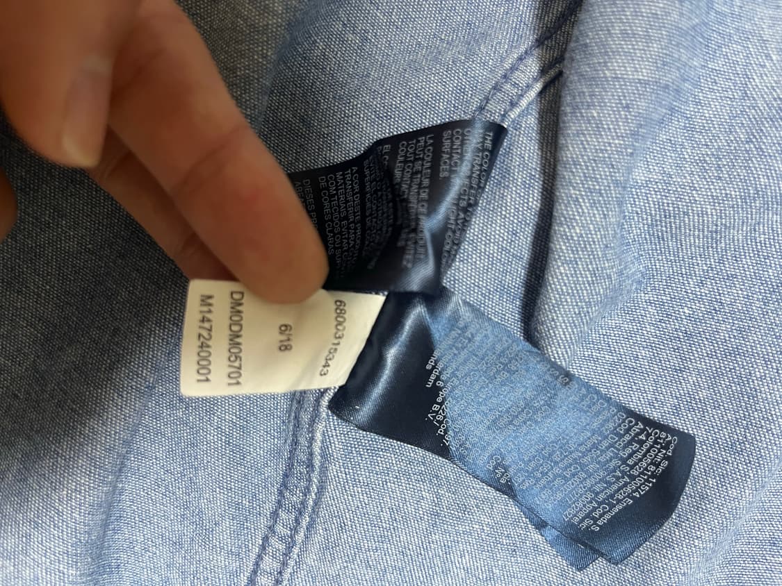 타미힐피거 데님 셔츠 청셔츠 상품이미지7
