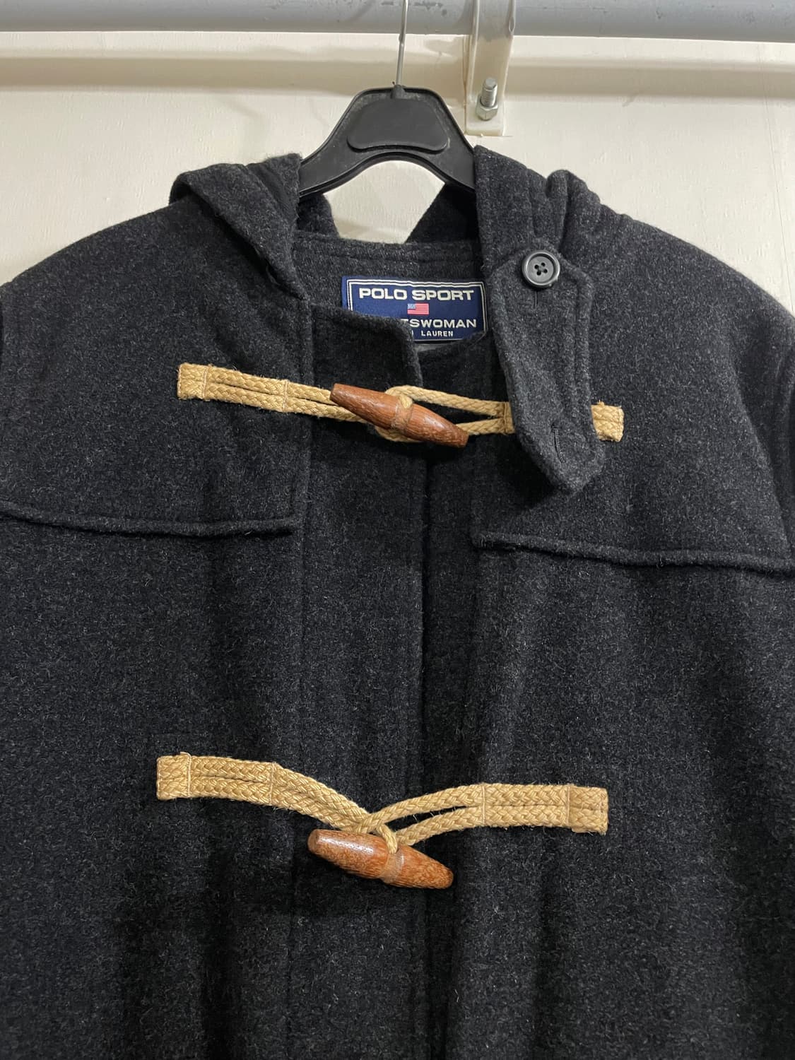 폴로 스포츠 랄프로렌 더플 코트 챠콜 상품이미지4