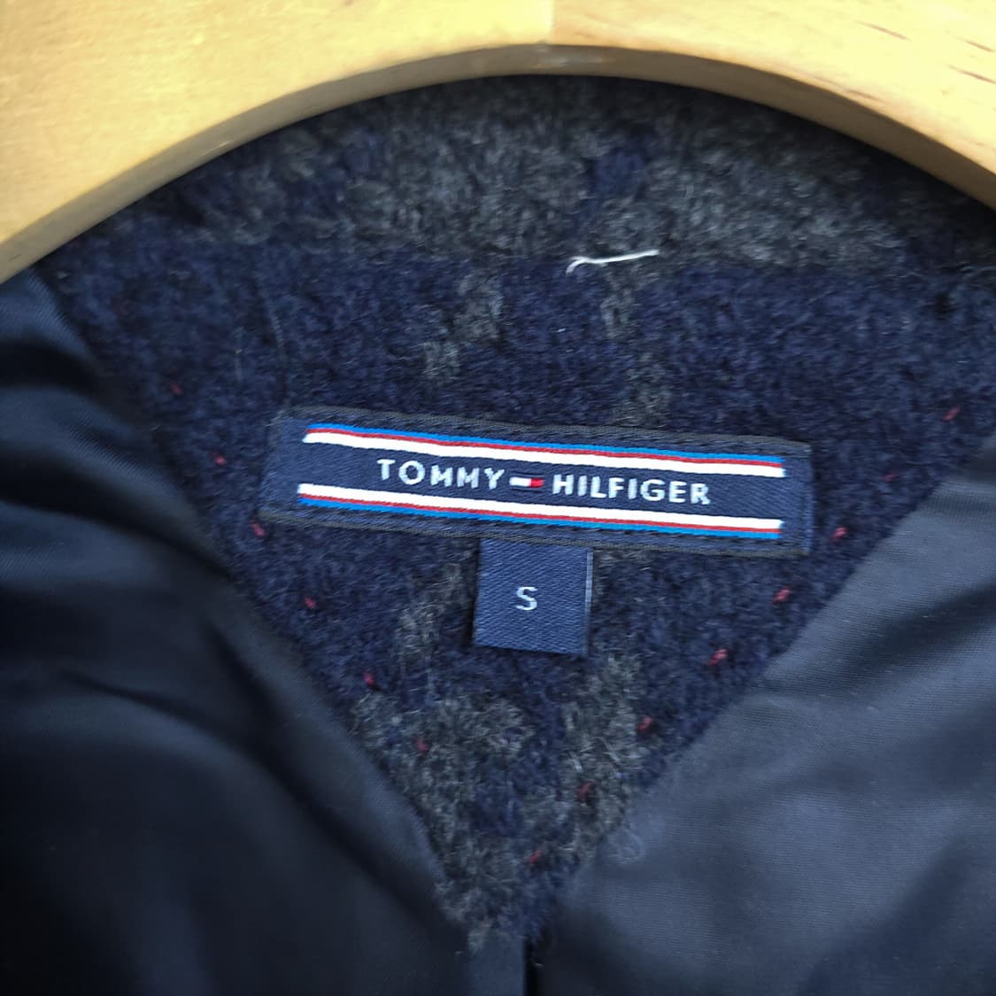 타미힐피거(Tommy Hilfiger) 체크 울 코트 S 상품이미지6