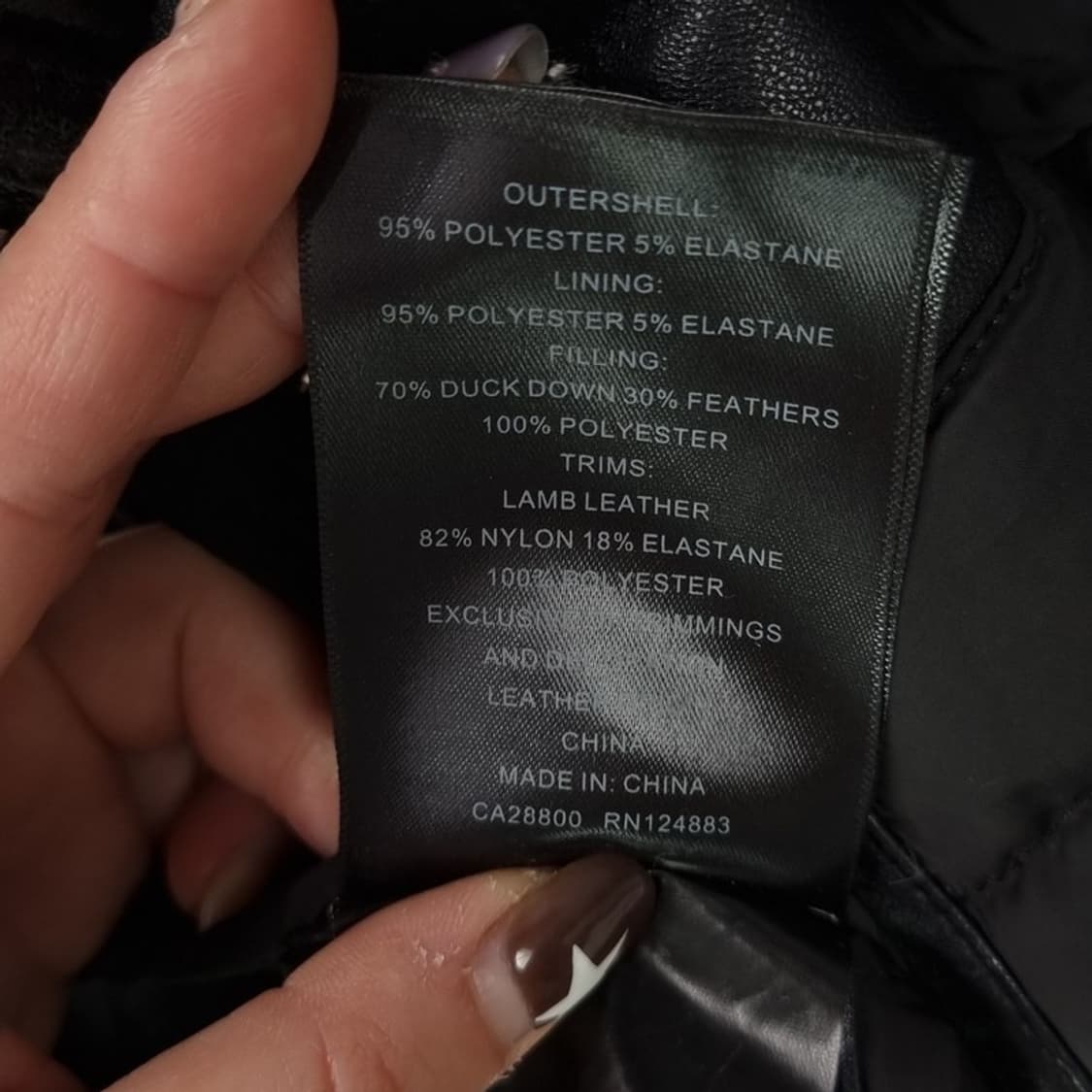 [루드삭] 오리털 덕다운 후드 롱 패딩 블랙 P01172 상품이미지9