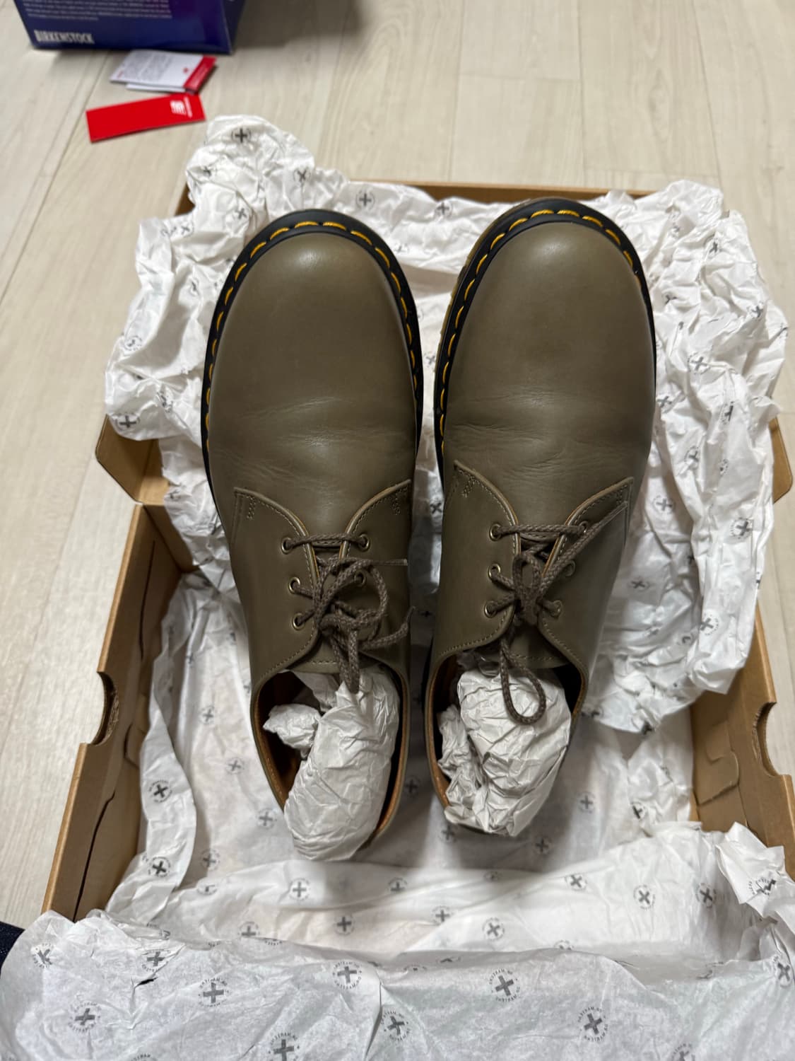 [290] 닥터마틴 1461 CARRARA 올리브 상품이미지1