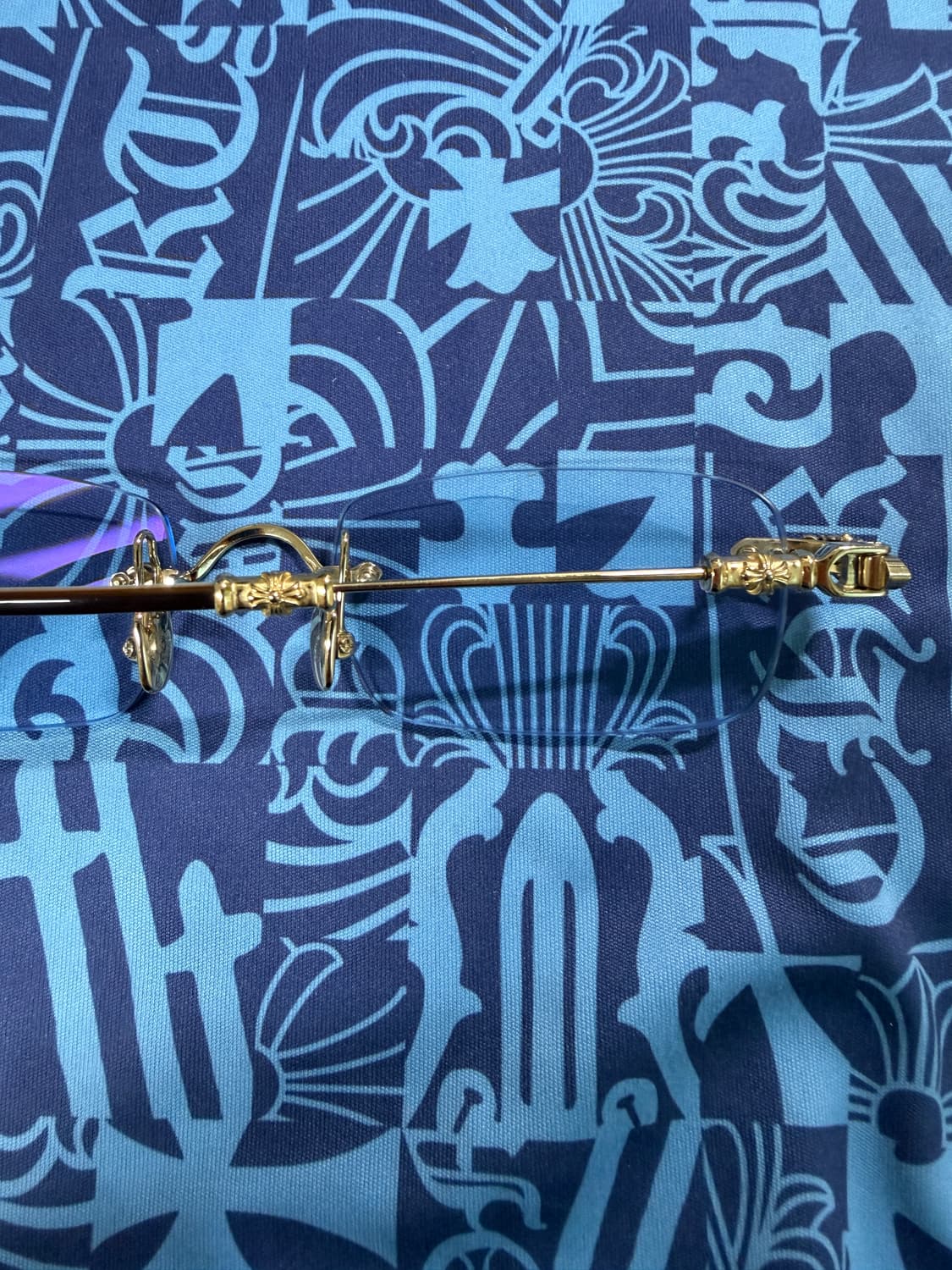 크롬하츠 필스3 안경 골드 브라운 상품이미지6