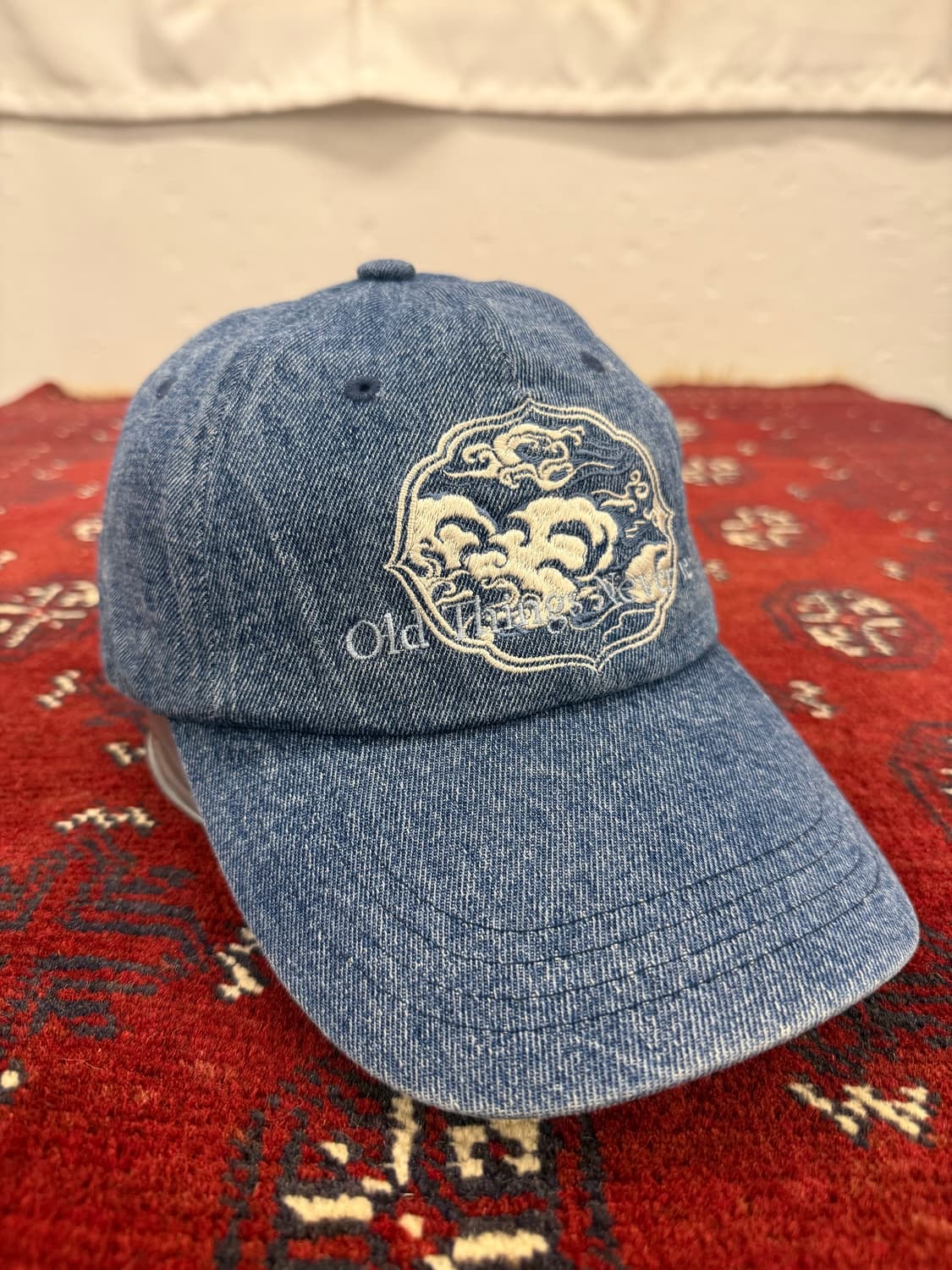 빈티지 구름문양 자수 캡 상품이미지2