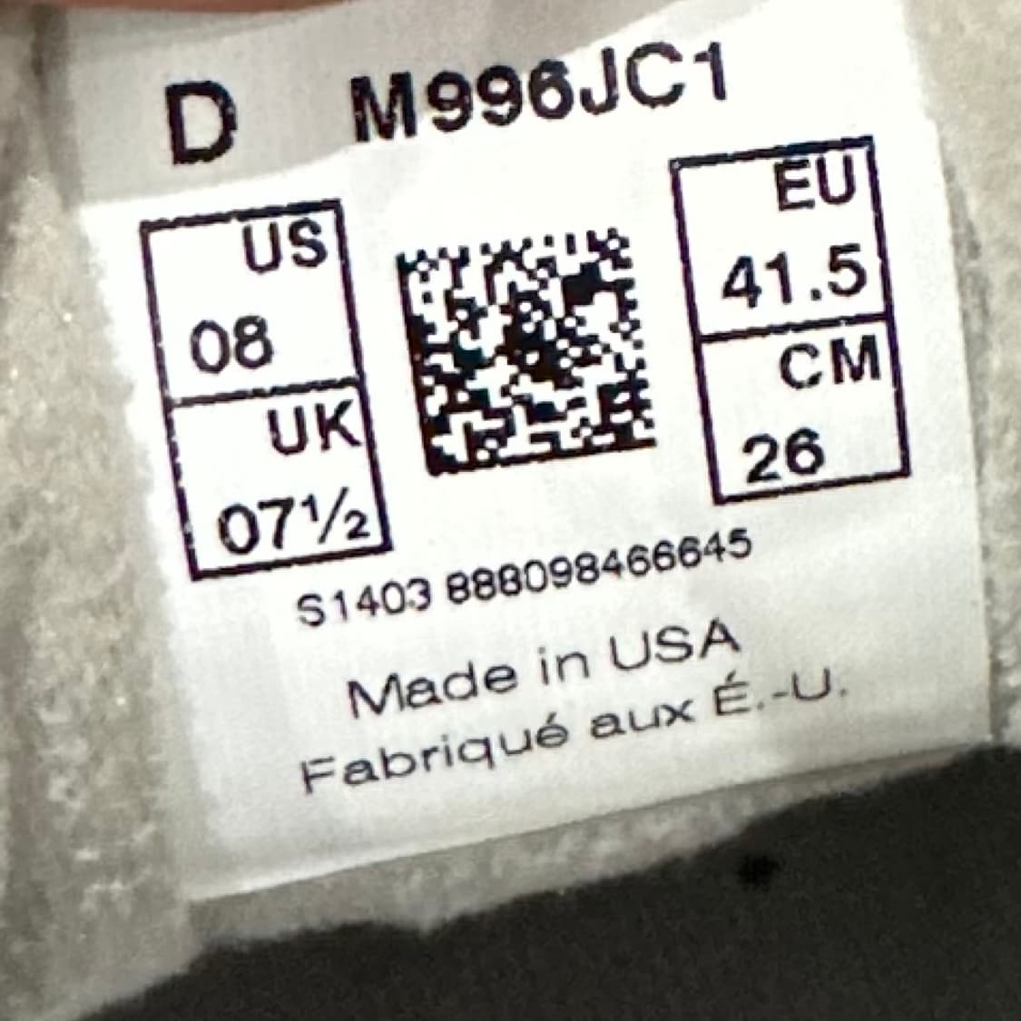 260) USA 뉴발란스x제이크루 운동화 M996 네이지 오렌지 상품이미지9