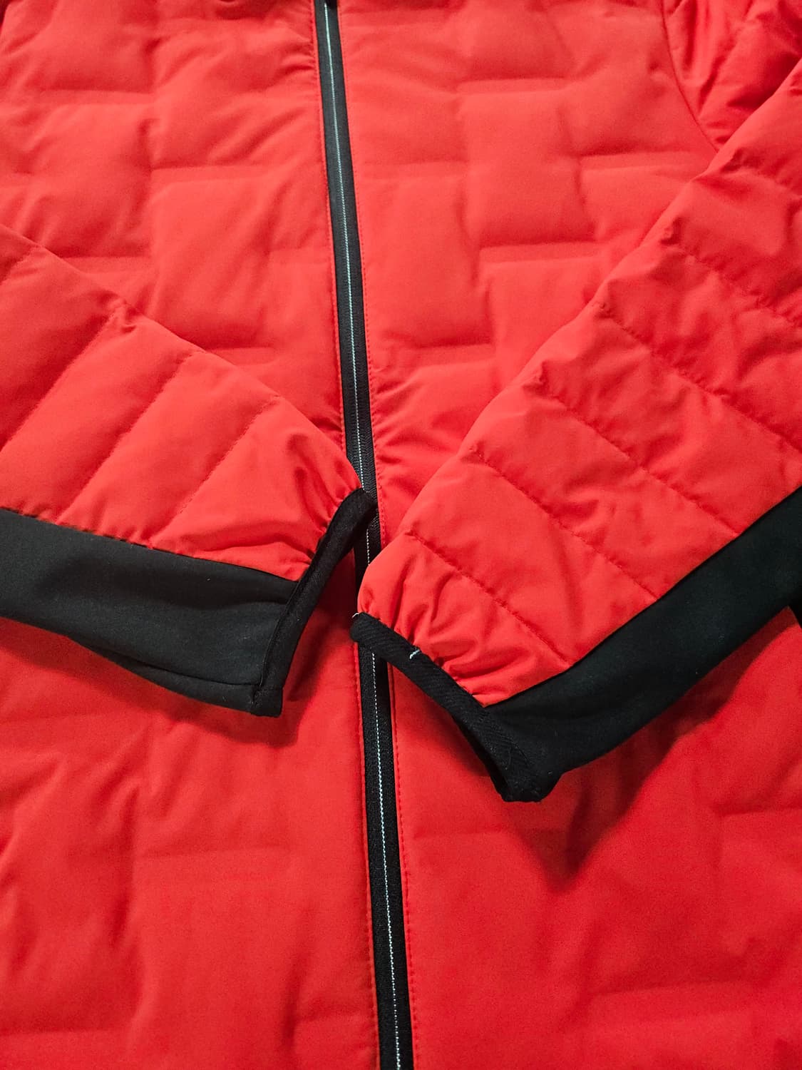 밀레 레드 구스 다운 후드 패딩 점퍼 105 상품이미지4