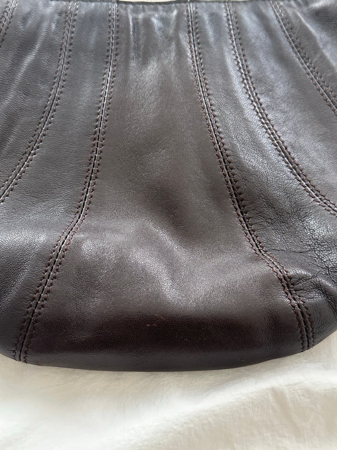 Lemaire 르메르범백 크로아상백 다크초코 레더 스몰사이즈 상품이미지6