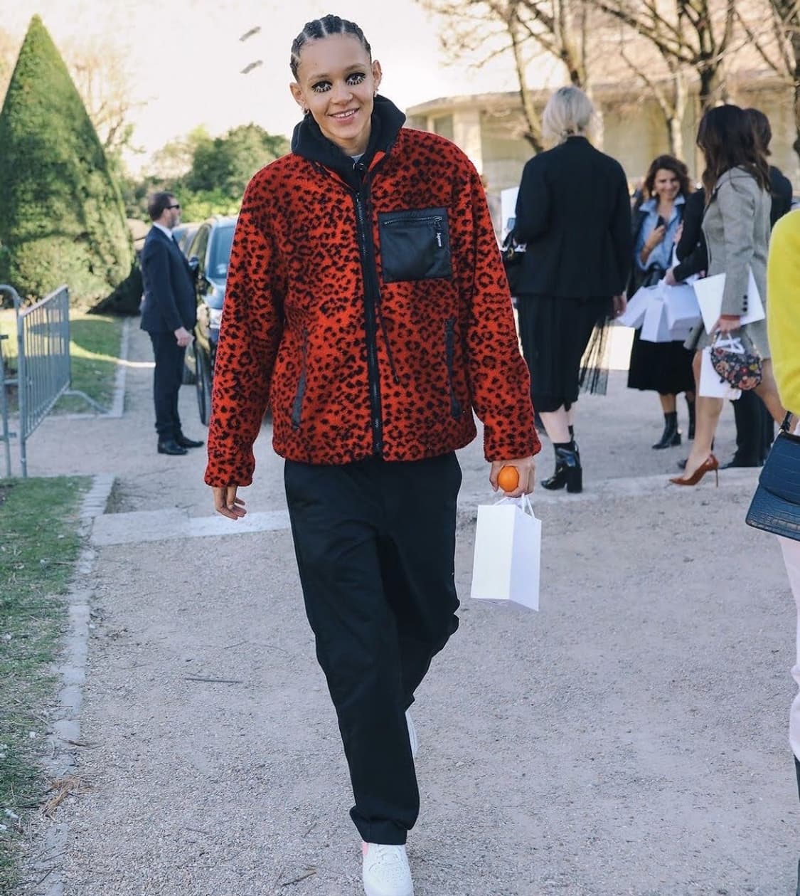 슈프림 리버시블 후리스 레드 상품이미지1