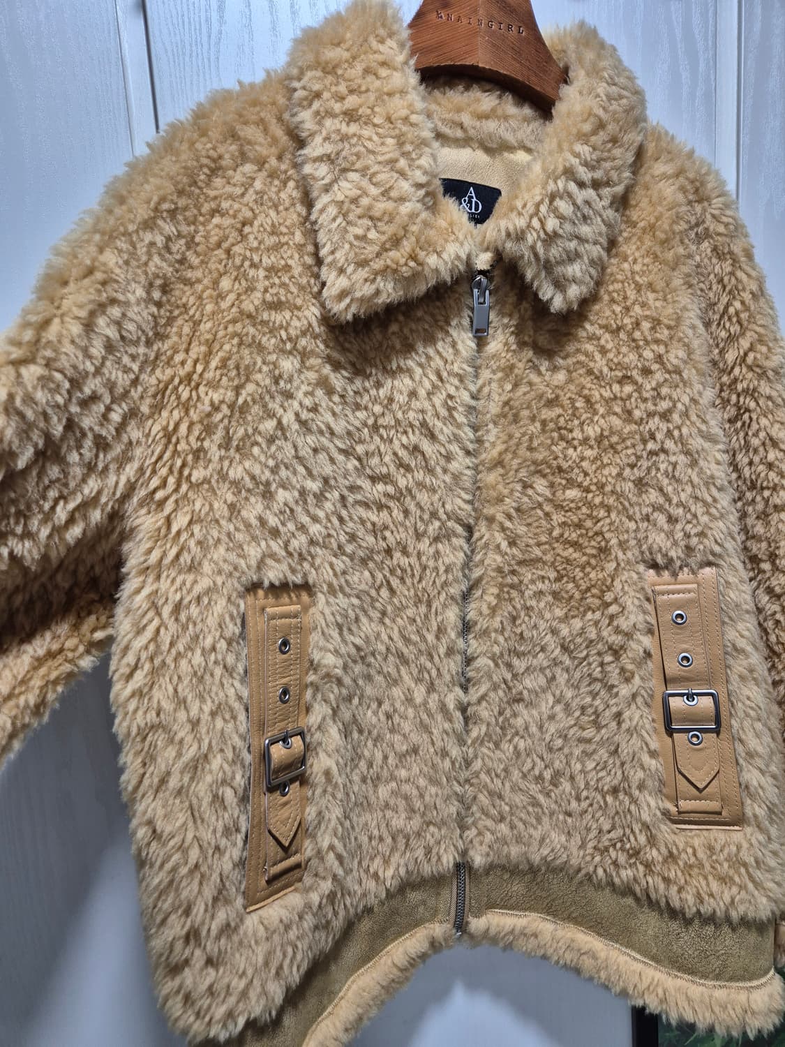 (세일)(새상품)앤더슨아뜰리에 퍼 무스탕 자켓 상품이미지4