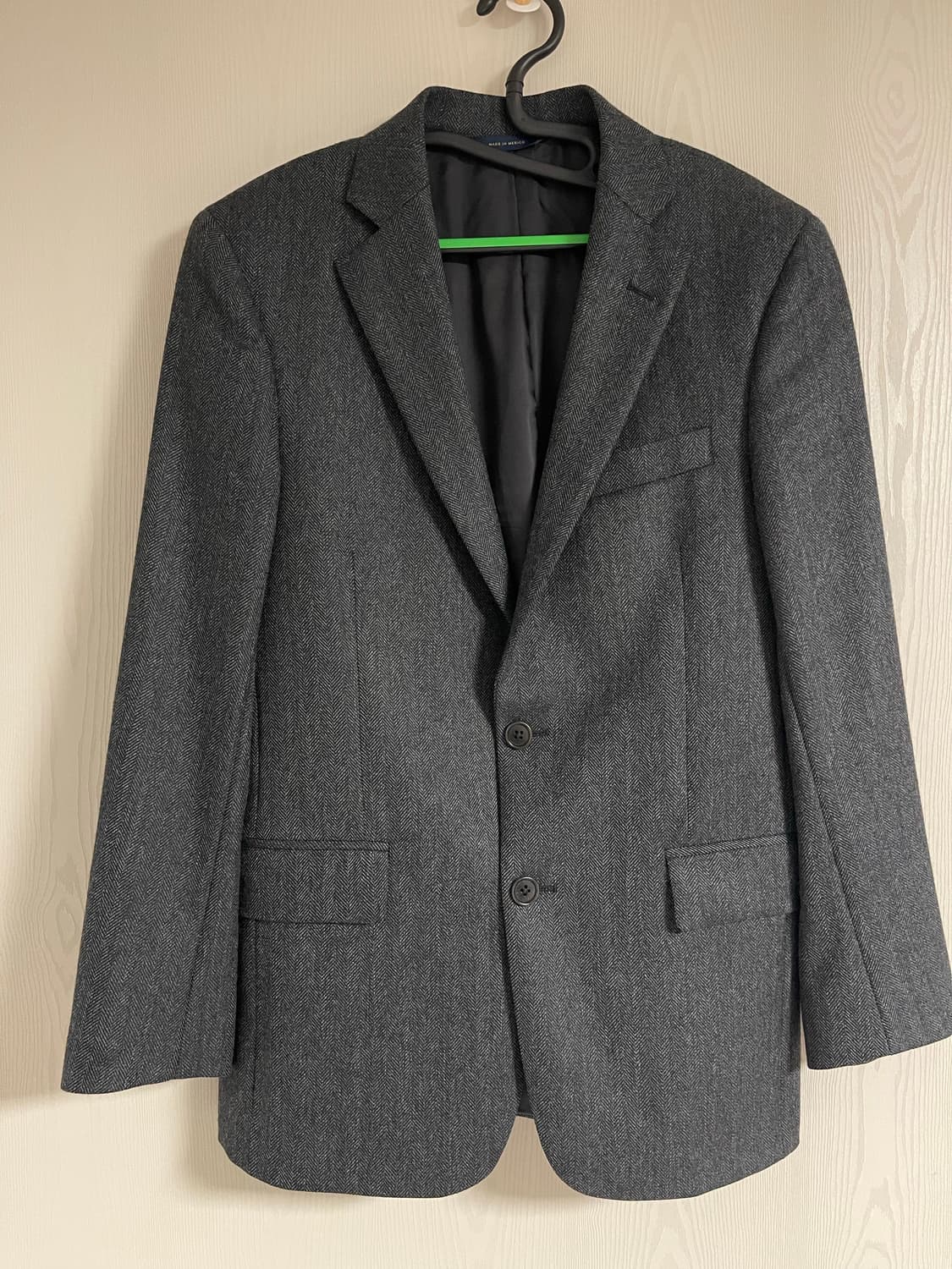 브룩스 브라더스 리젠트 핏 울 헤링본 자켓 36S(95) 상품이미지1