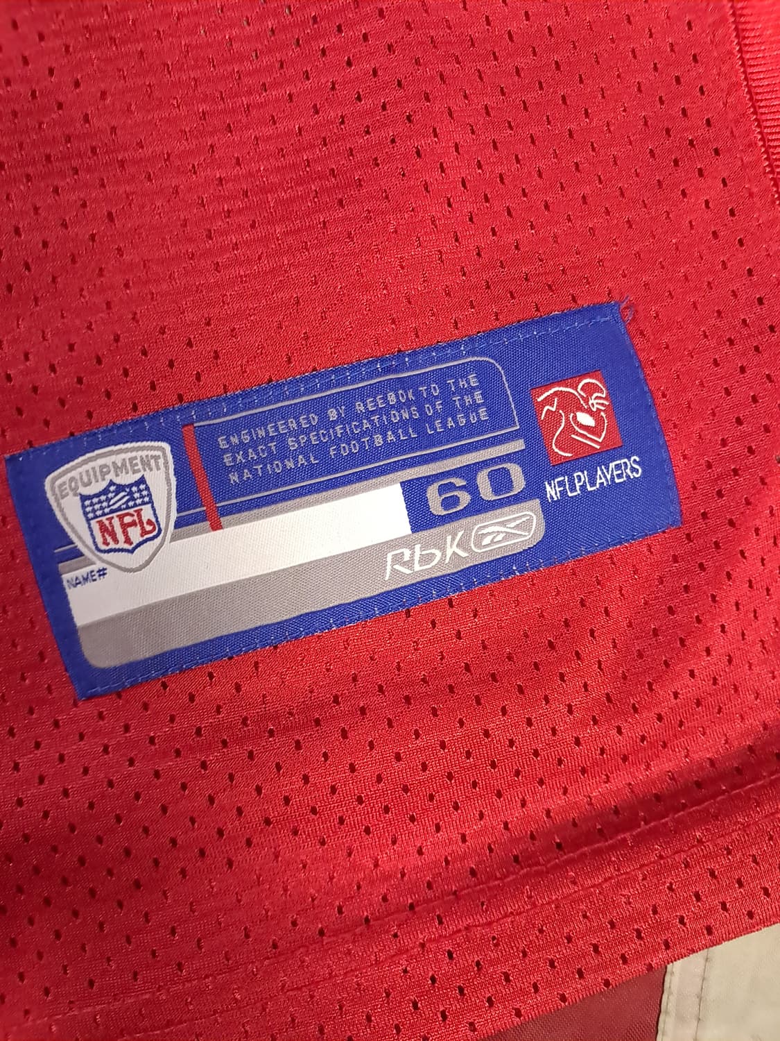 오리지날 90's 리복 X NFL 미식축구져지 상품이미지6