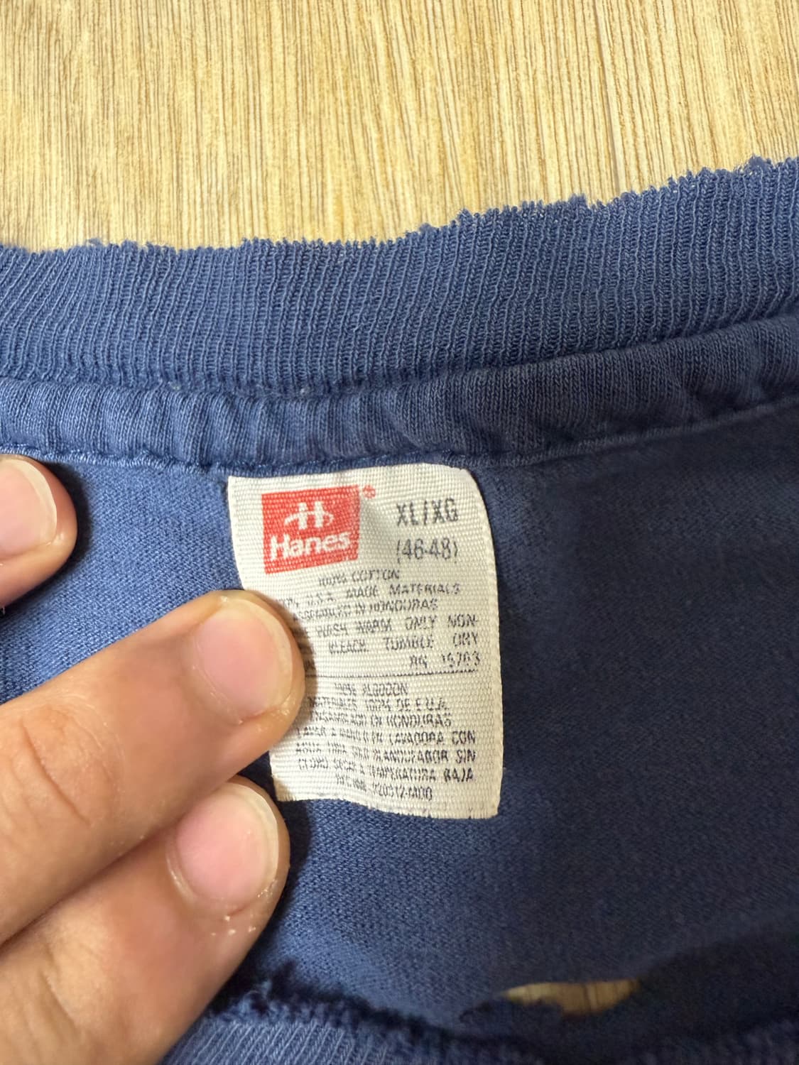 90s hanes 헤인즈 디스 포켓티 상품이미지3