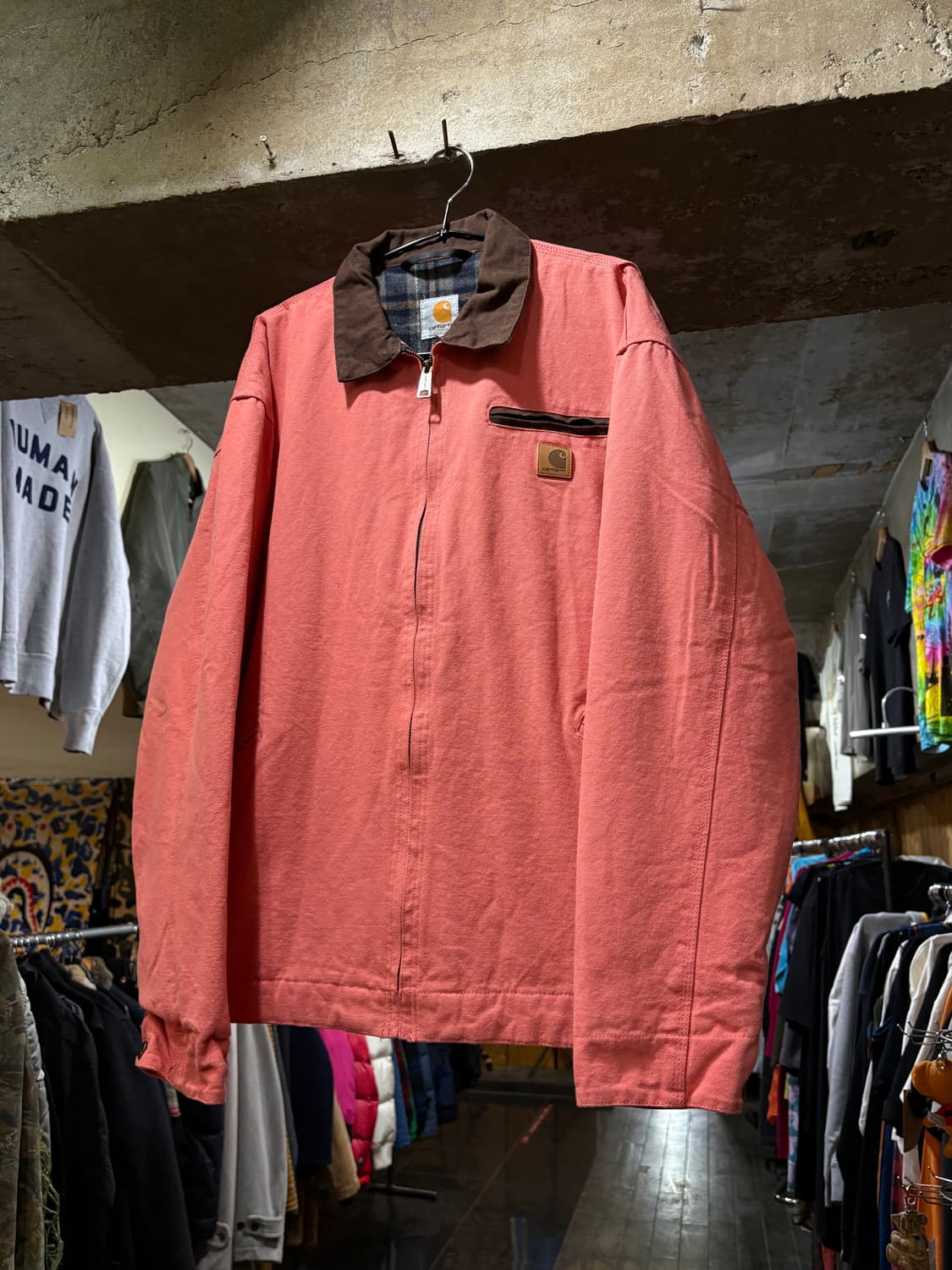 Carhartt 칼하트 디트로이트 j97 살론 핑크 워크자켓 상품이미지2