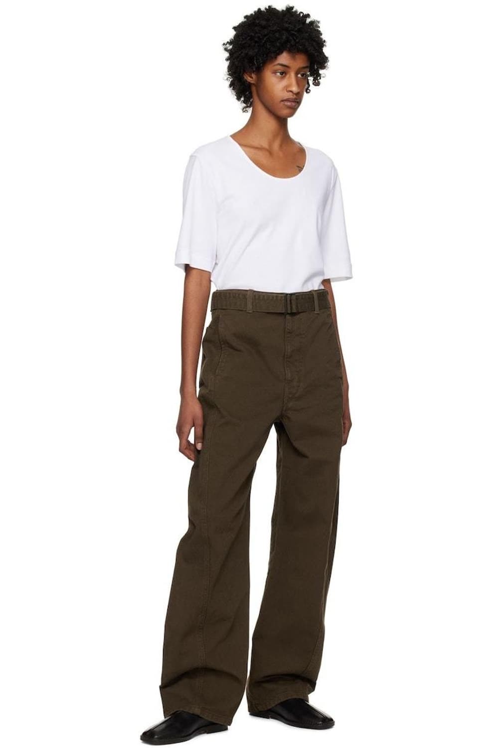 [M]르메르 트위스티드 벨티드 팬츠 상품이미지1