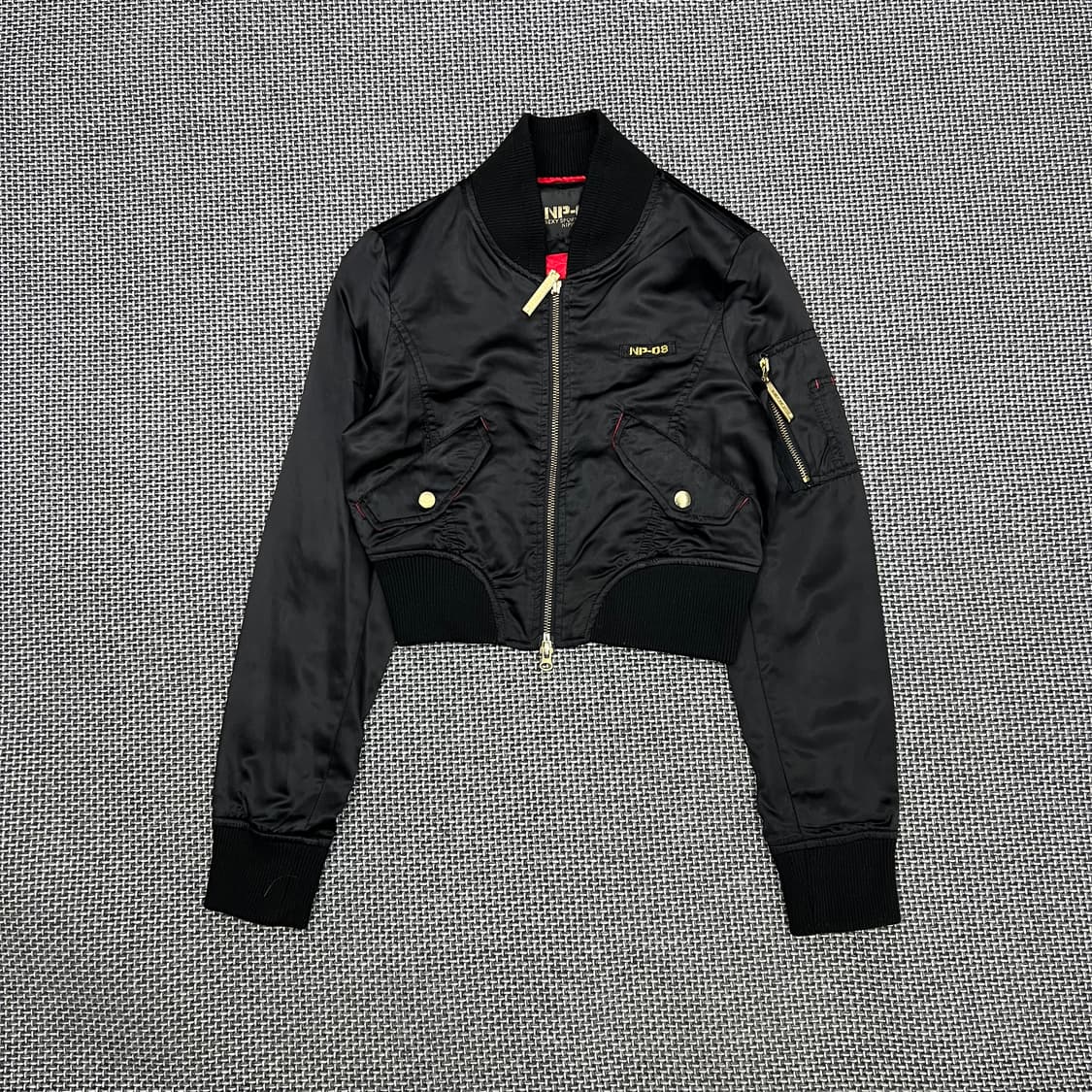 빈티지 펑크 갸루 크롭 마원 상품이미지1