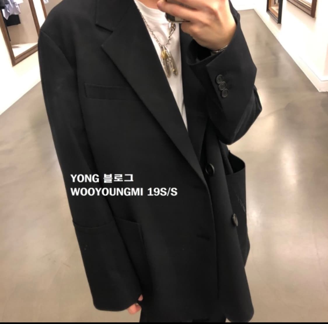 우영미 19ss 턴업자켓 상품이미지2
