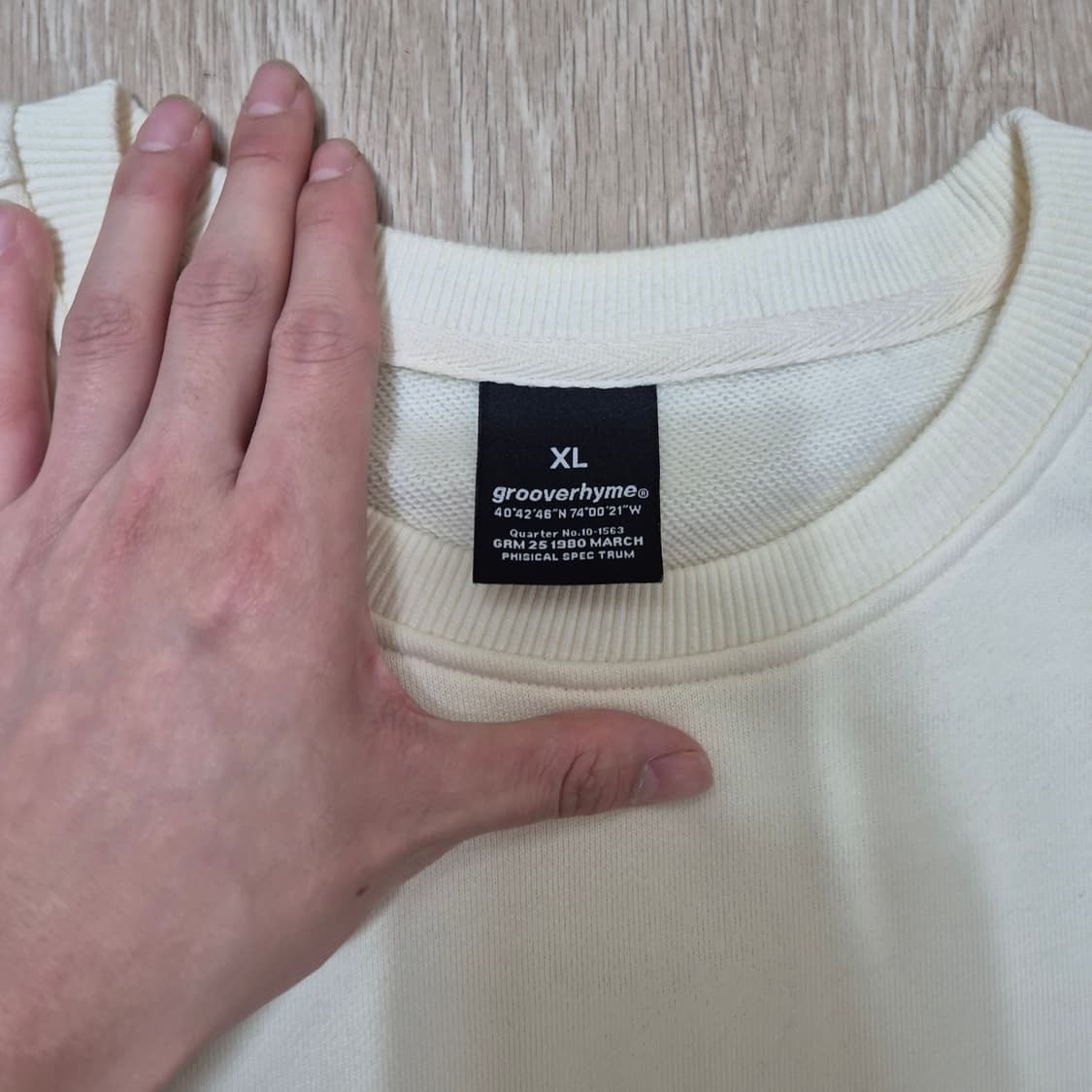 그루브라임 빅로고 프린팅 맨투맨 상품이미지6