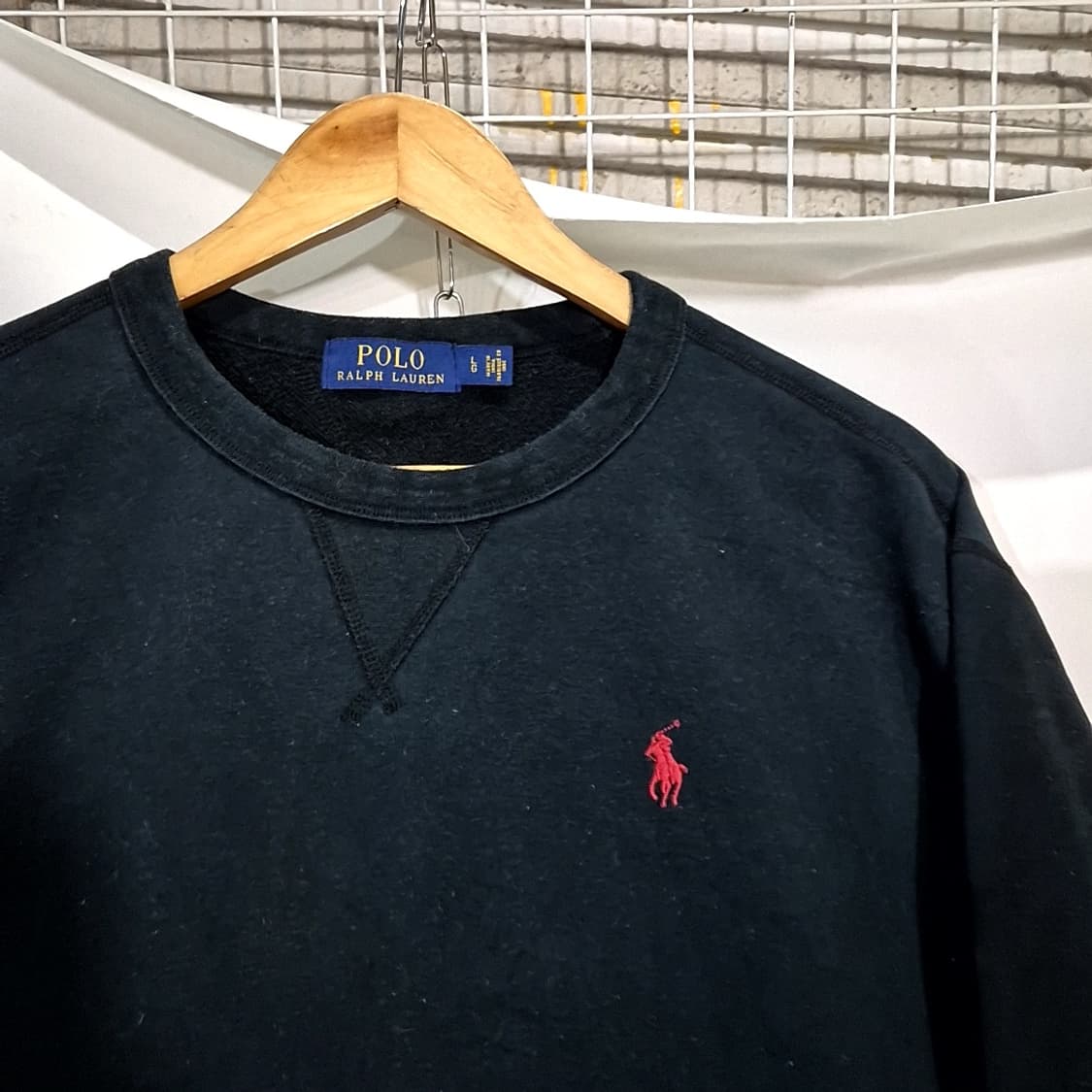 폴로 랄프로렌 자수로고 맨투맨 상품이미지2