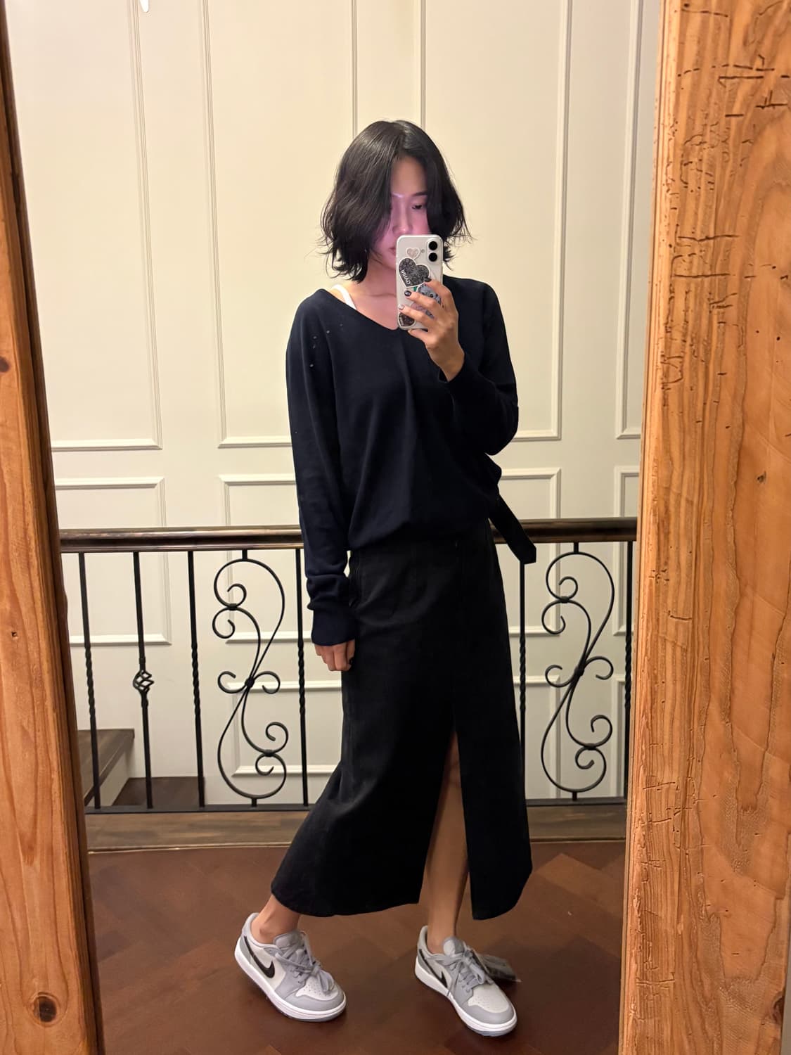 준지 롱 슬릿 스커트 상품이미지2