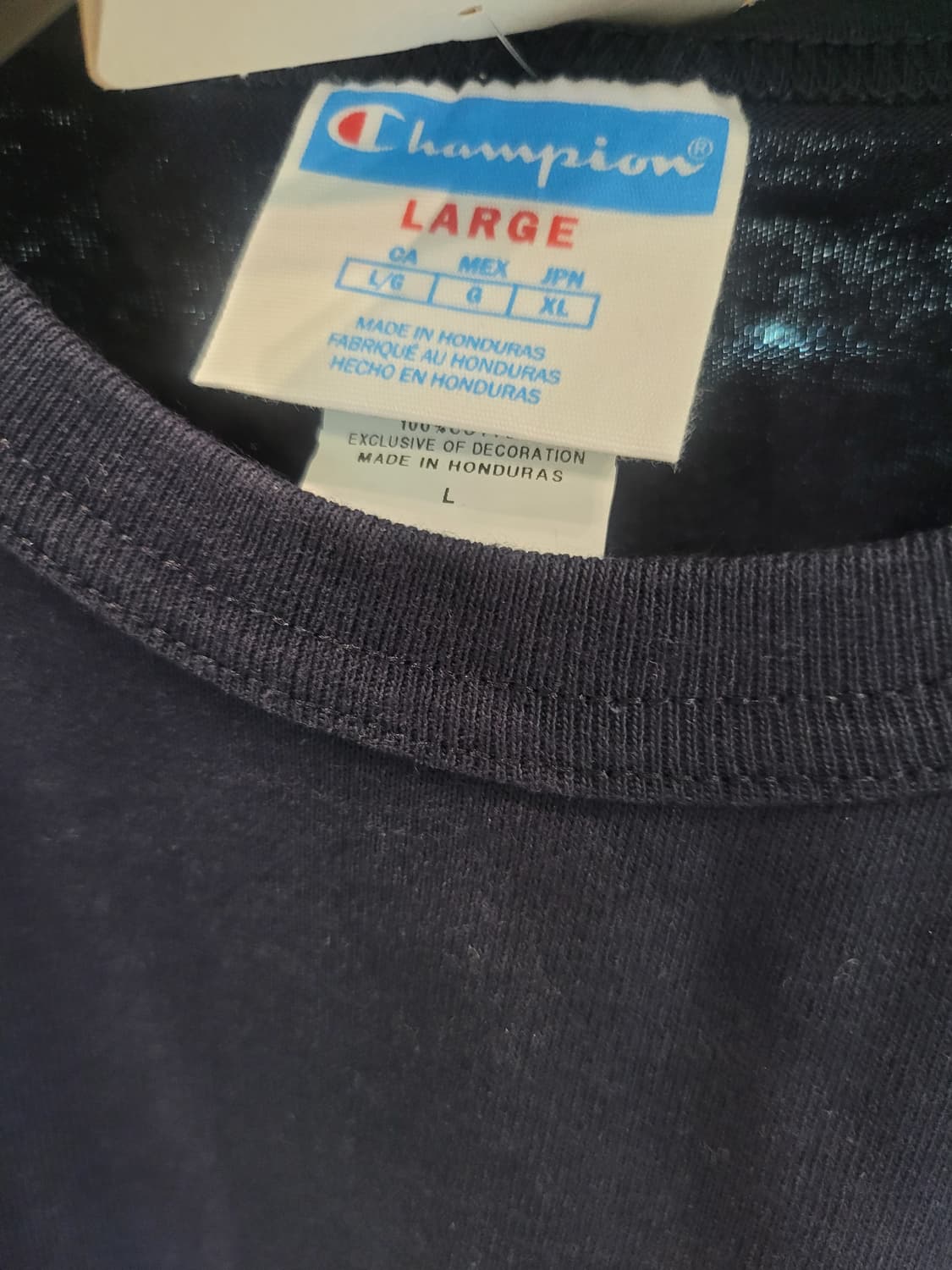 👕 챔피언 헤리티지 티셔츠 ( 네이비 L) 판매합니다! 상품이미지3