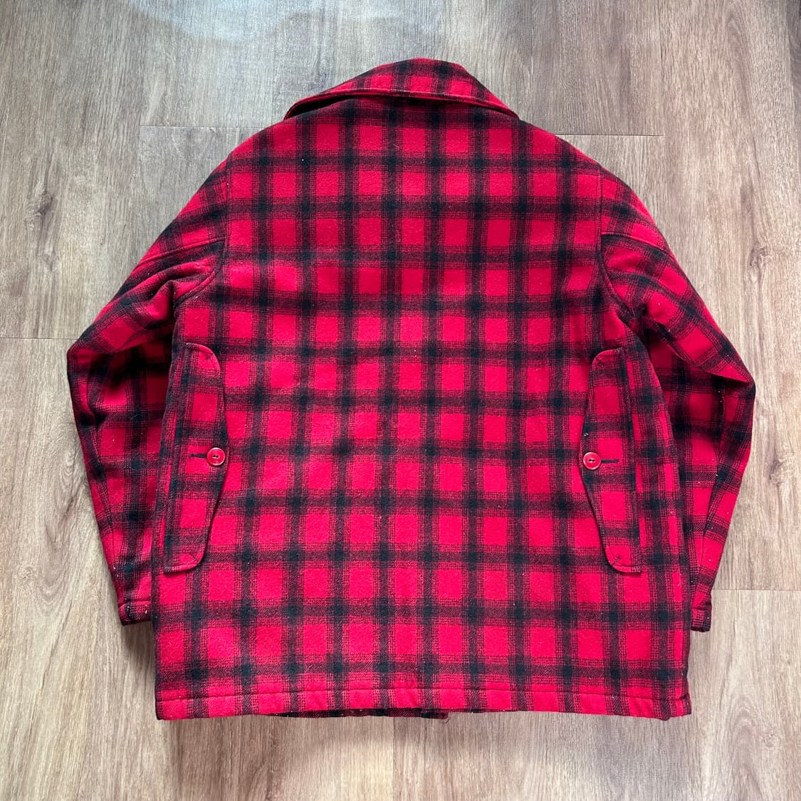 울리치 버팔로 체크 매키노 크루저 코트 USA 60s 상품이미지6