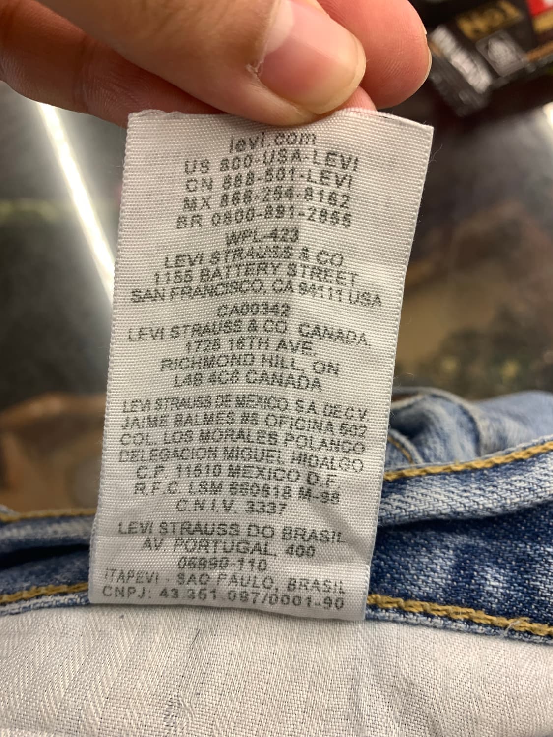 10s Levis 리바이스 실버탭 데님팬츠 (mexico) 상품이미지10