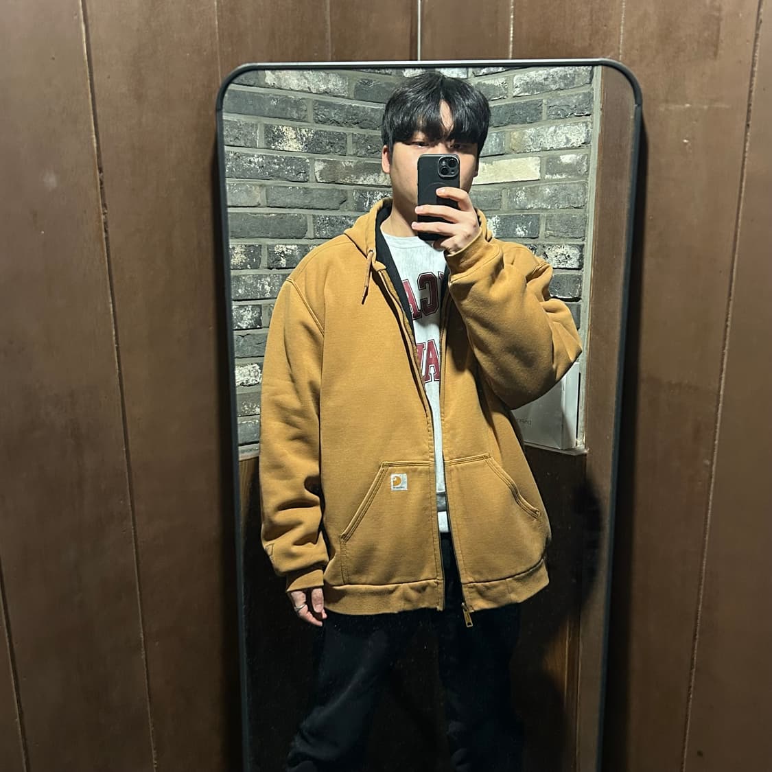 XXL) 칼하트 레인디펜더 워크웨어 써멀 후드집업 상품이미지9