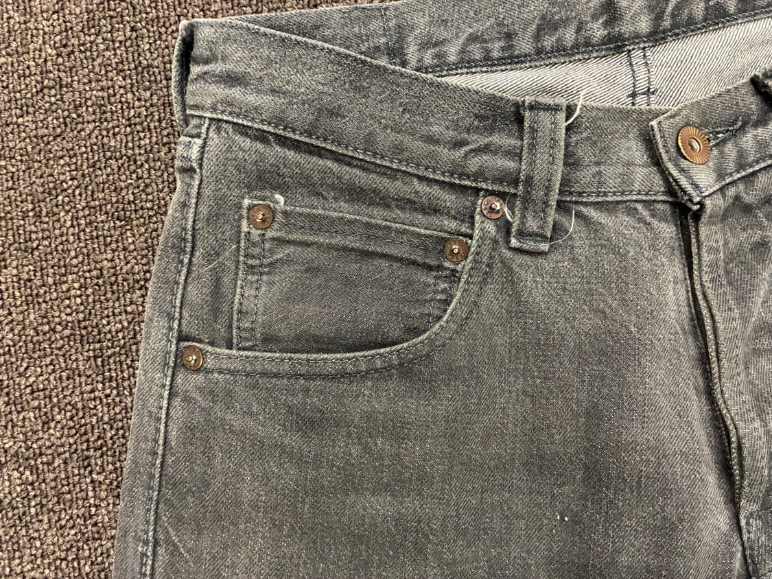 30)트로피클로딩 빈티지 여성 흑청 데님팬츠 상품이미지4