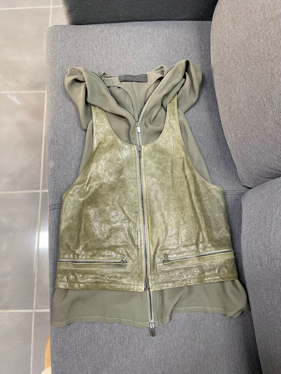 하이더 아커만 레더 후드 자켓  상품이미지7