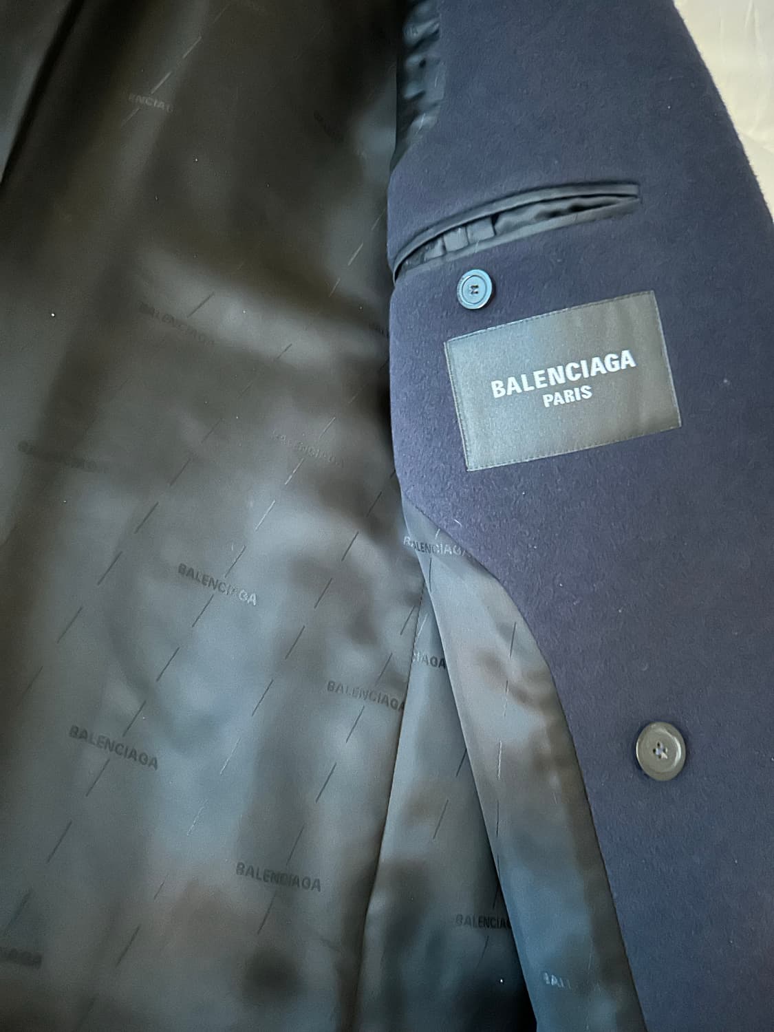 발렌시아가 머플러 코트 상품이미지6