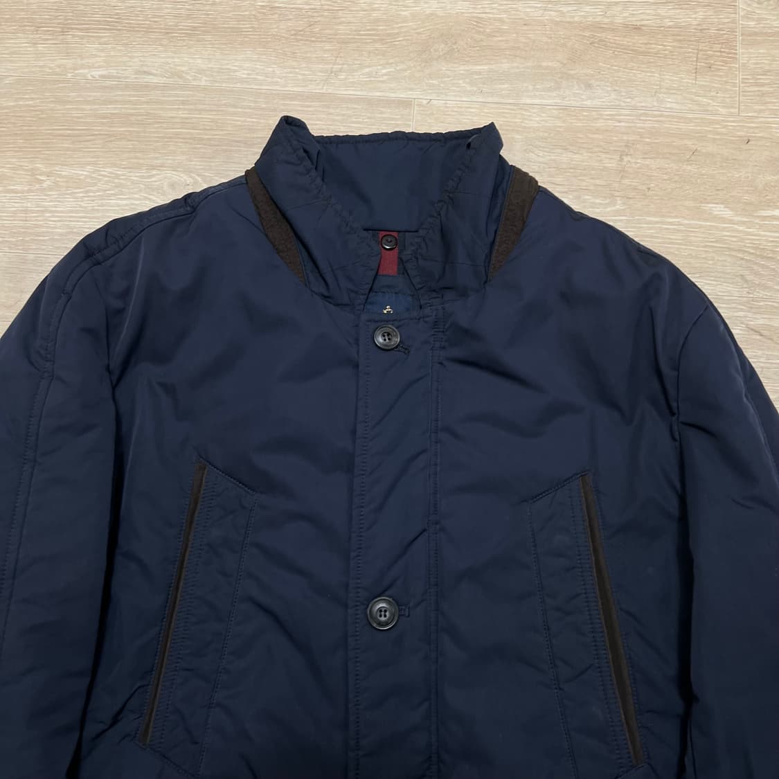 올젠 프리미엄 구스다운 멀티포켓 코트패딩 점퍼 [네이비] M/95 상품이미지2