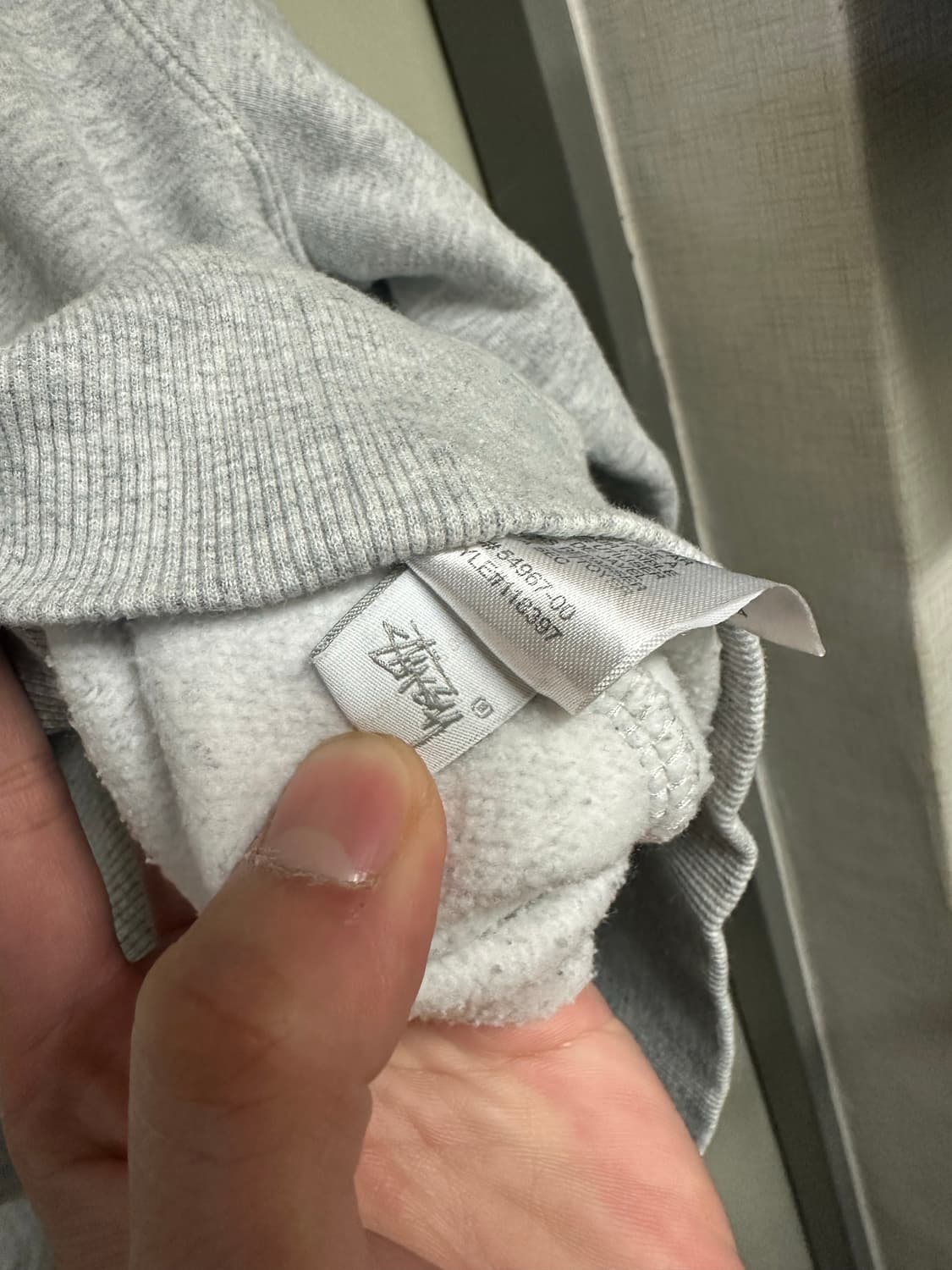 스투시 Stussy 회색 후드티 S(90-95) 상품이미지6