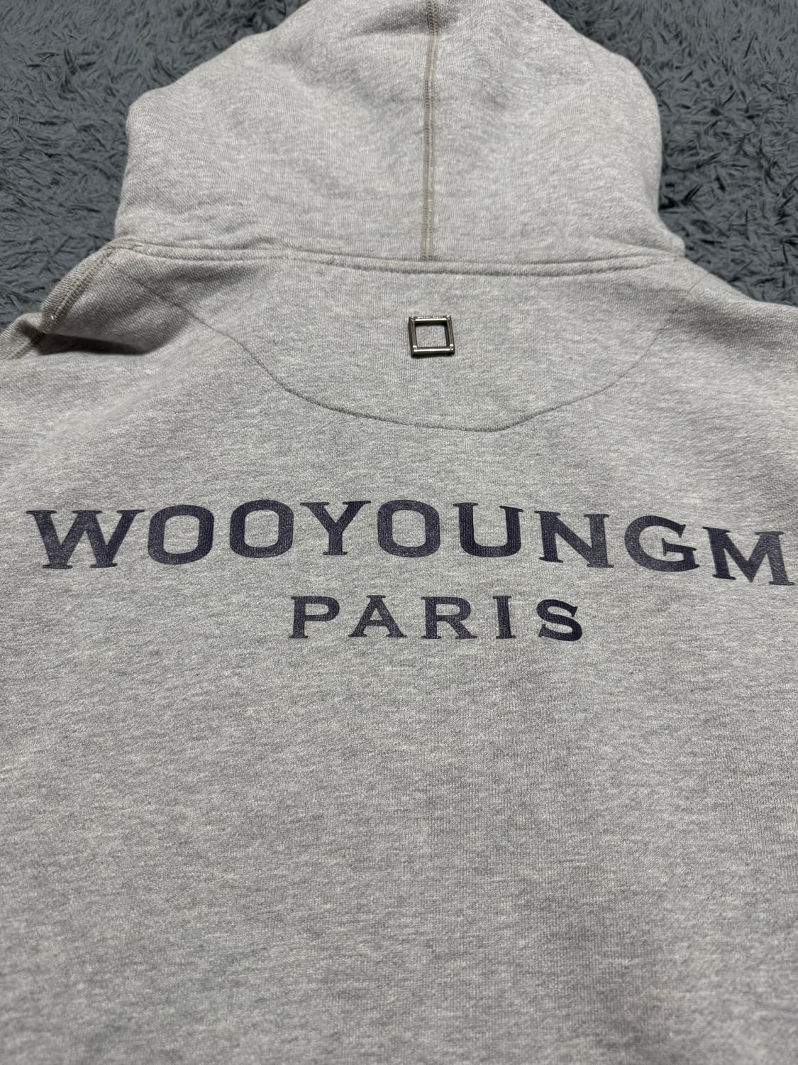 우영미 백로고 후드티 50사이즈 22FW 상품이미지5