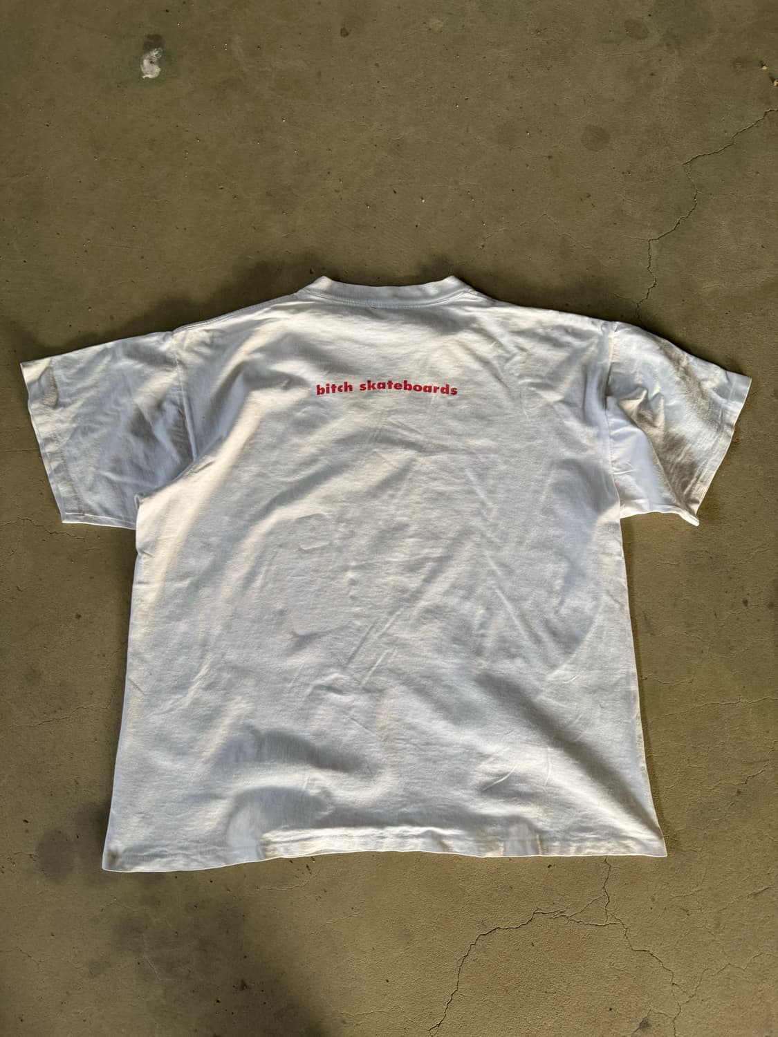 190$ 빈티지 Bitch 스케이트보드 티셔츠 XL 상품이미지3