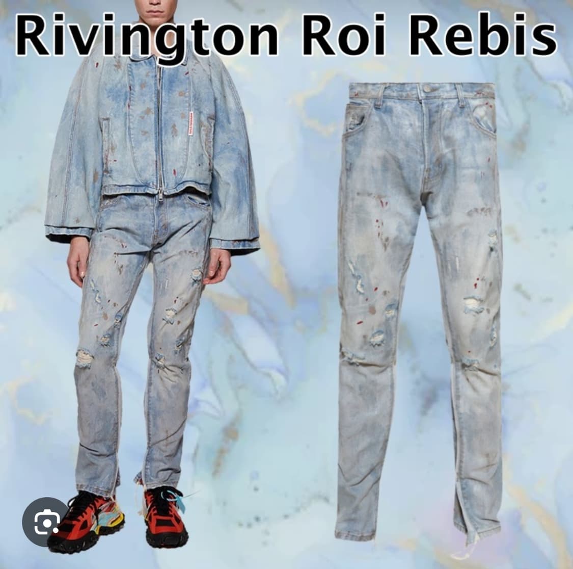 USA 리빙턴 RRR123 블루로즈 트러커 자켓(100) 상품이미지10