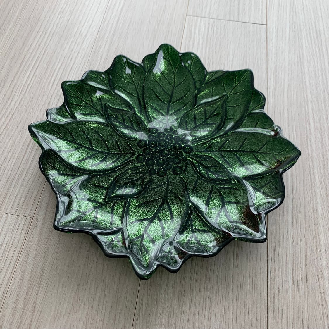 자라홈 크리스마스 포인세티아 유리 앞접시 상품이미지8