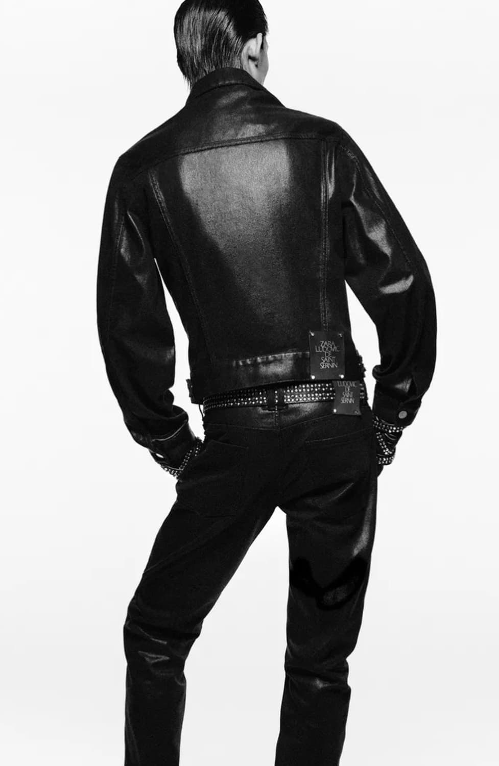 (1회착) 자라 × 루도빅 드 생 세르넹 왁스코팅 데님 트러커 L 상품이미지4